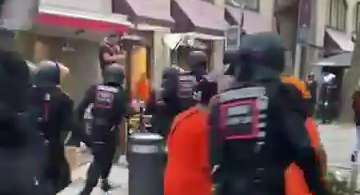 England Netherlands riot police