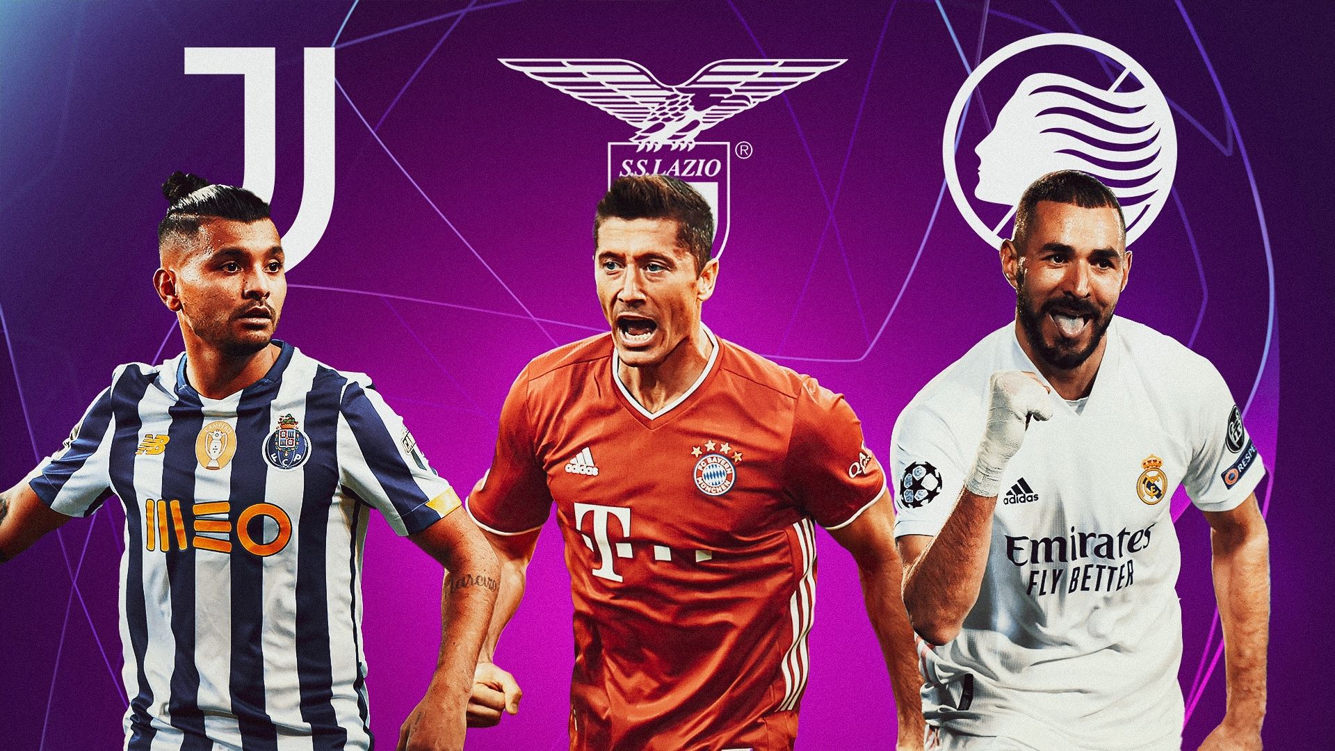 Sorteggio Champions League Juventus Porto Atalanta Real Madrid Lazio Bayern