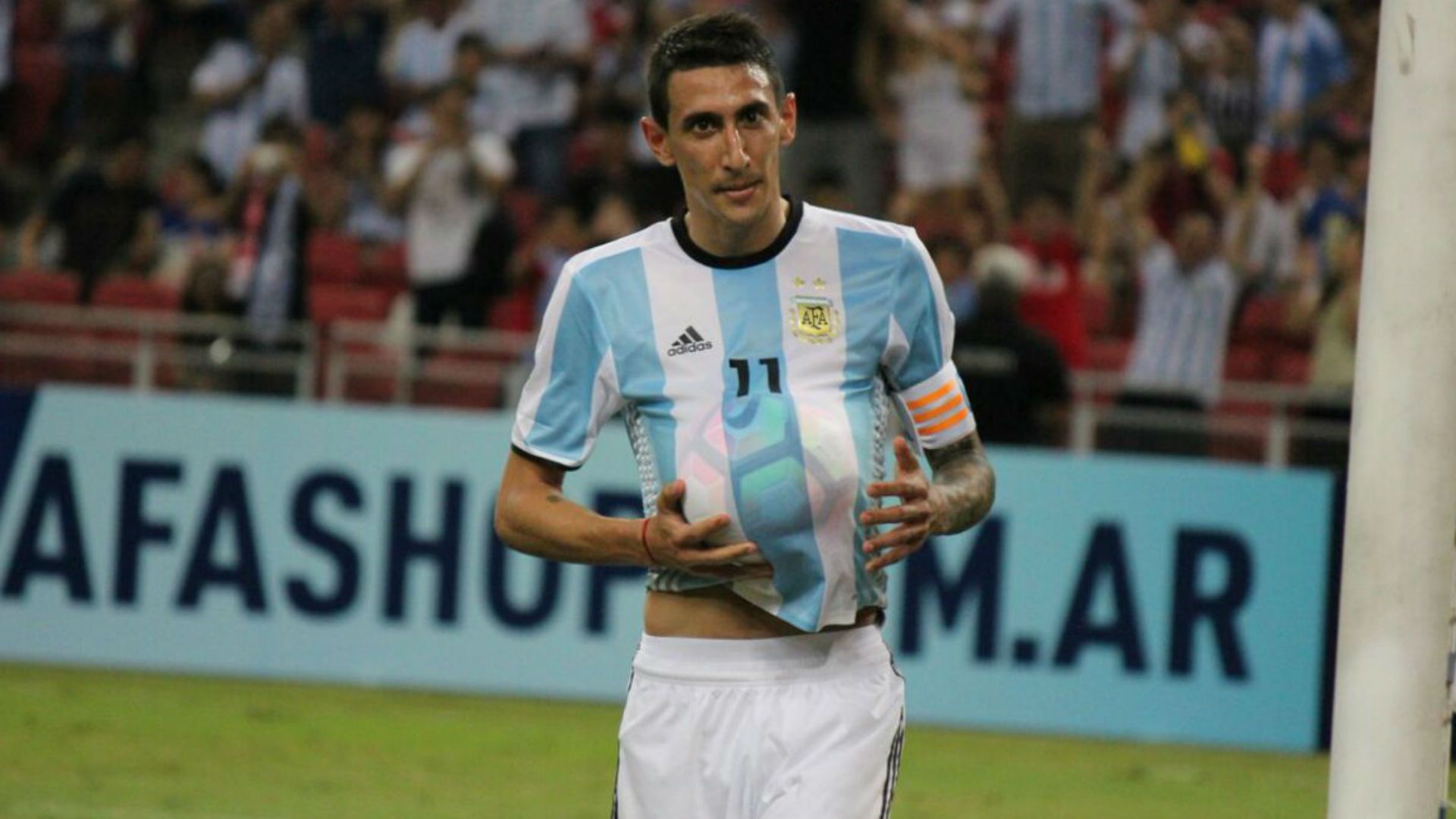 Angel Di Maria Argentina Singapur 13062017