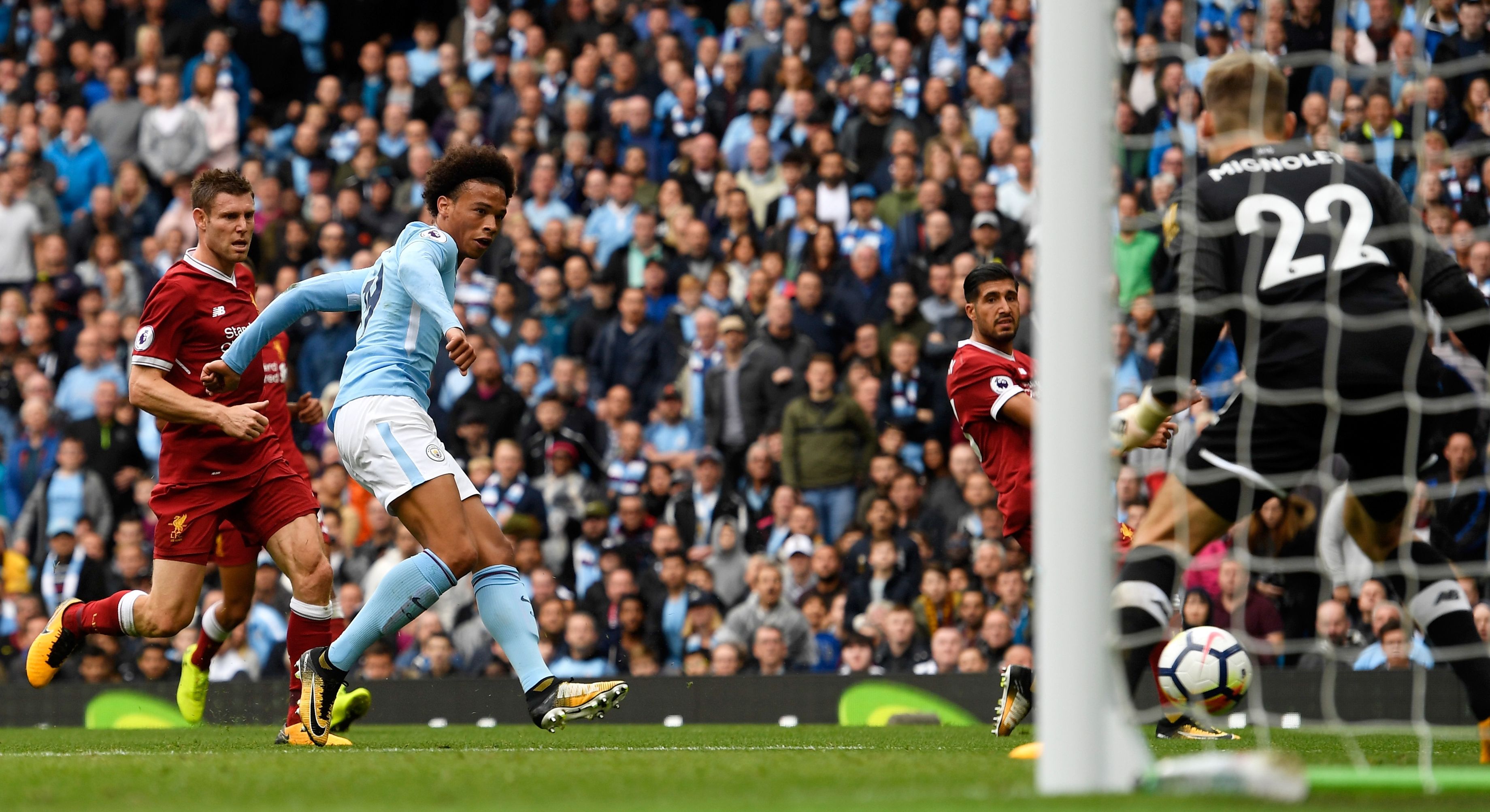 Leroy Sane Manchester City Liverpool