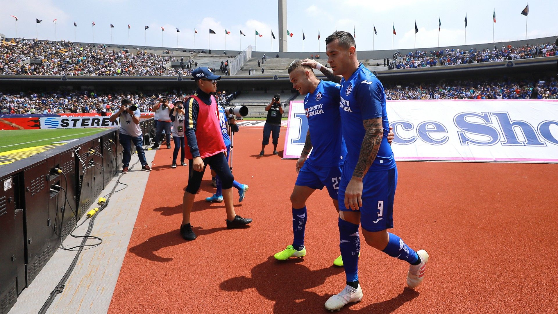 Pumas Cruz Azul Milton Caraglio Cabecita Rodríguez