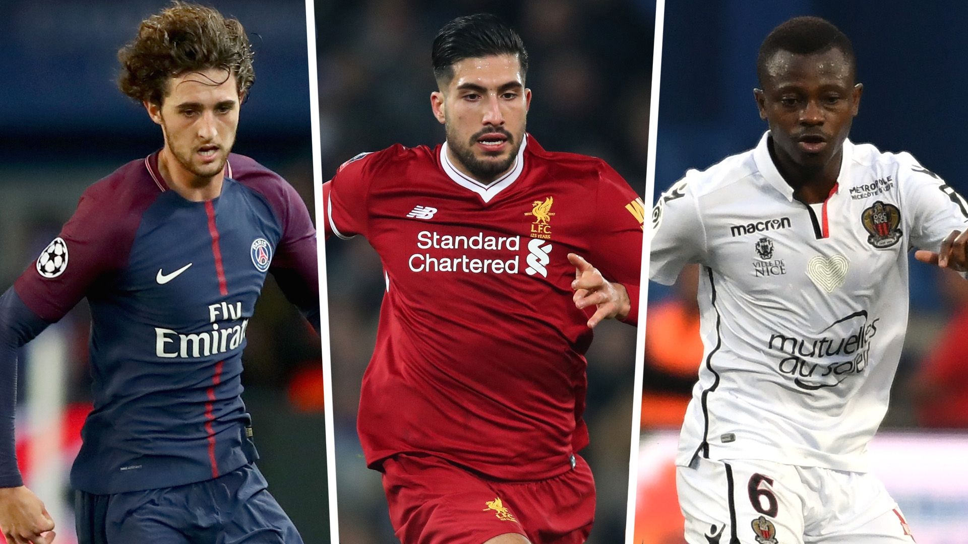 Emre Can & replacements