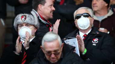 Bournemouth fans coronavirus