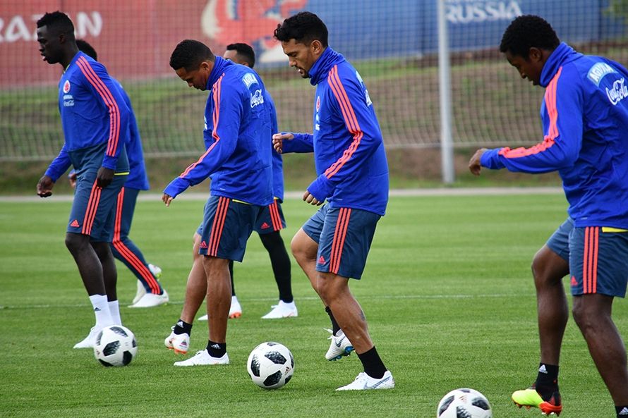 Colombia entrenamiento Rusia
