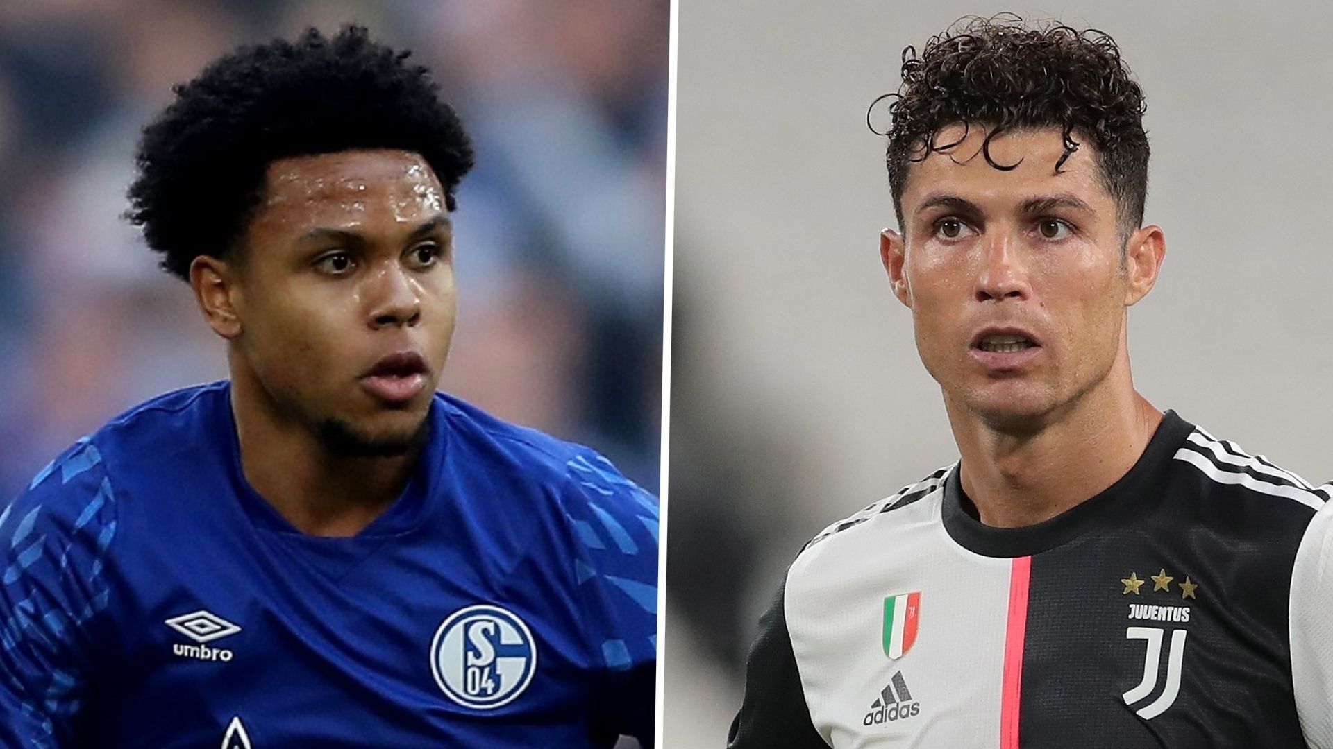 Weston McKennie, Cristiano Ronaldo split