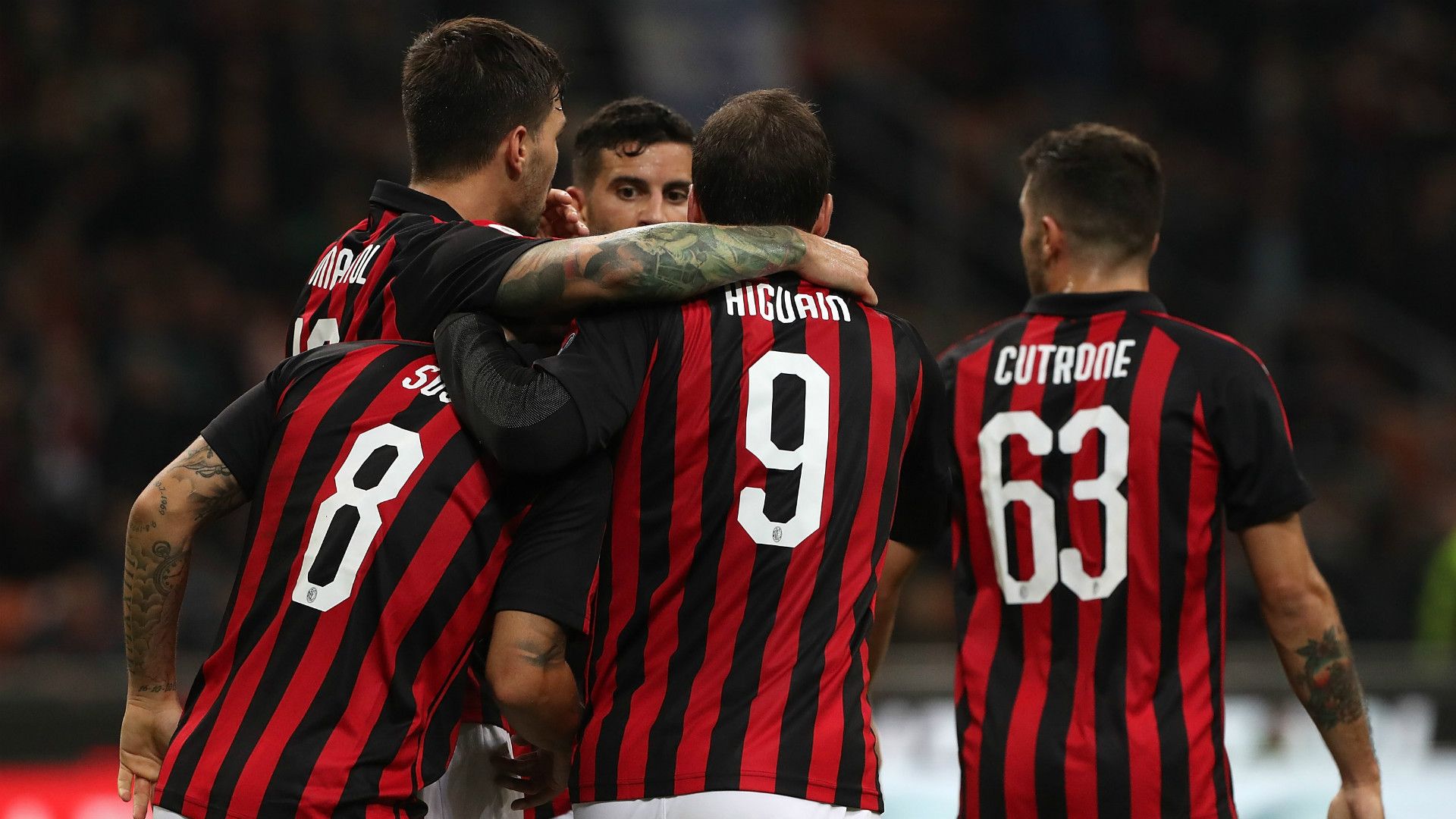 Milan Sampdoria celeb