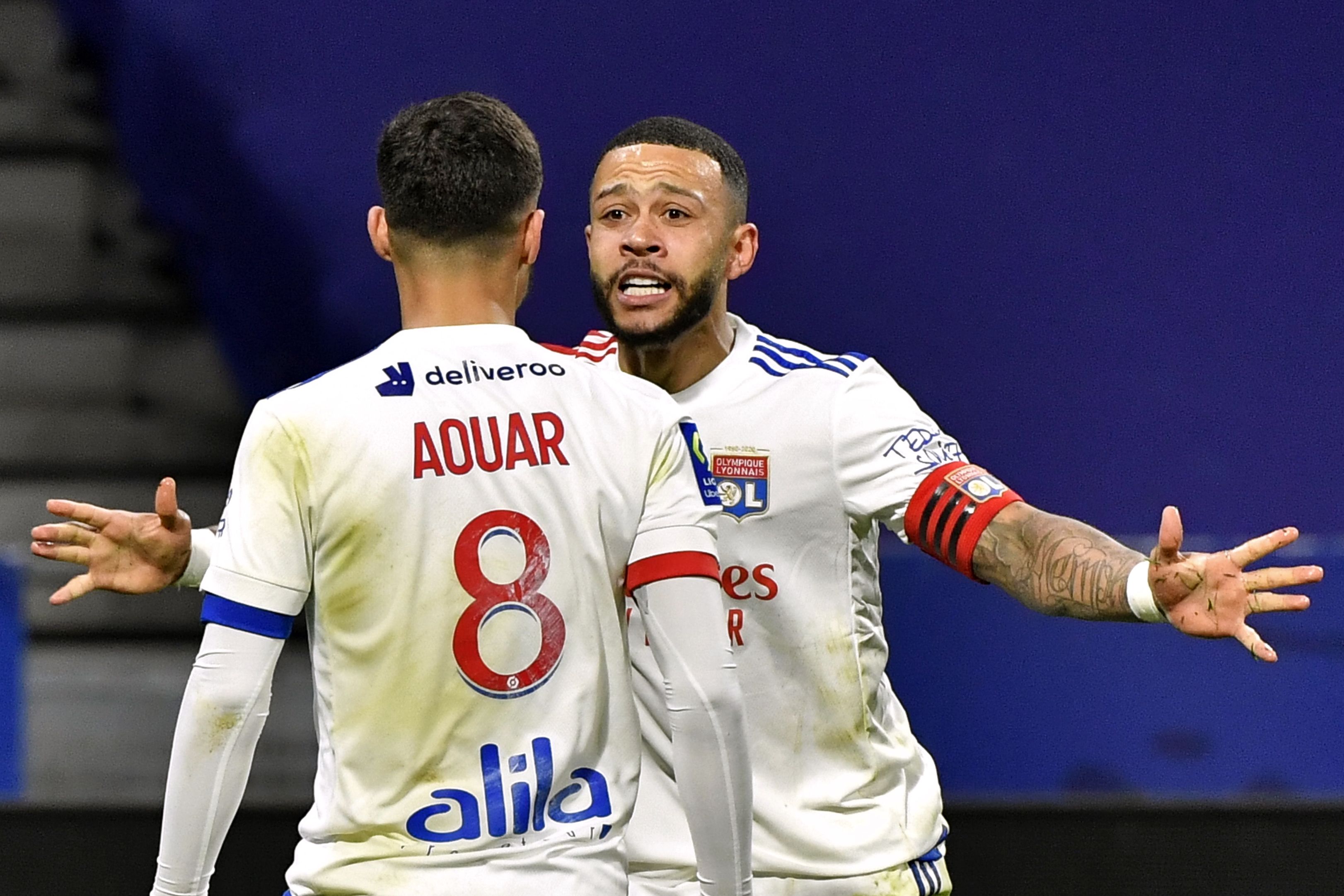 Aouar Depay Lyon Rennes