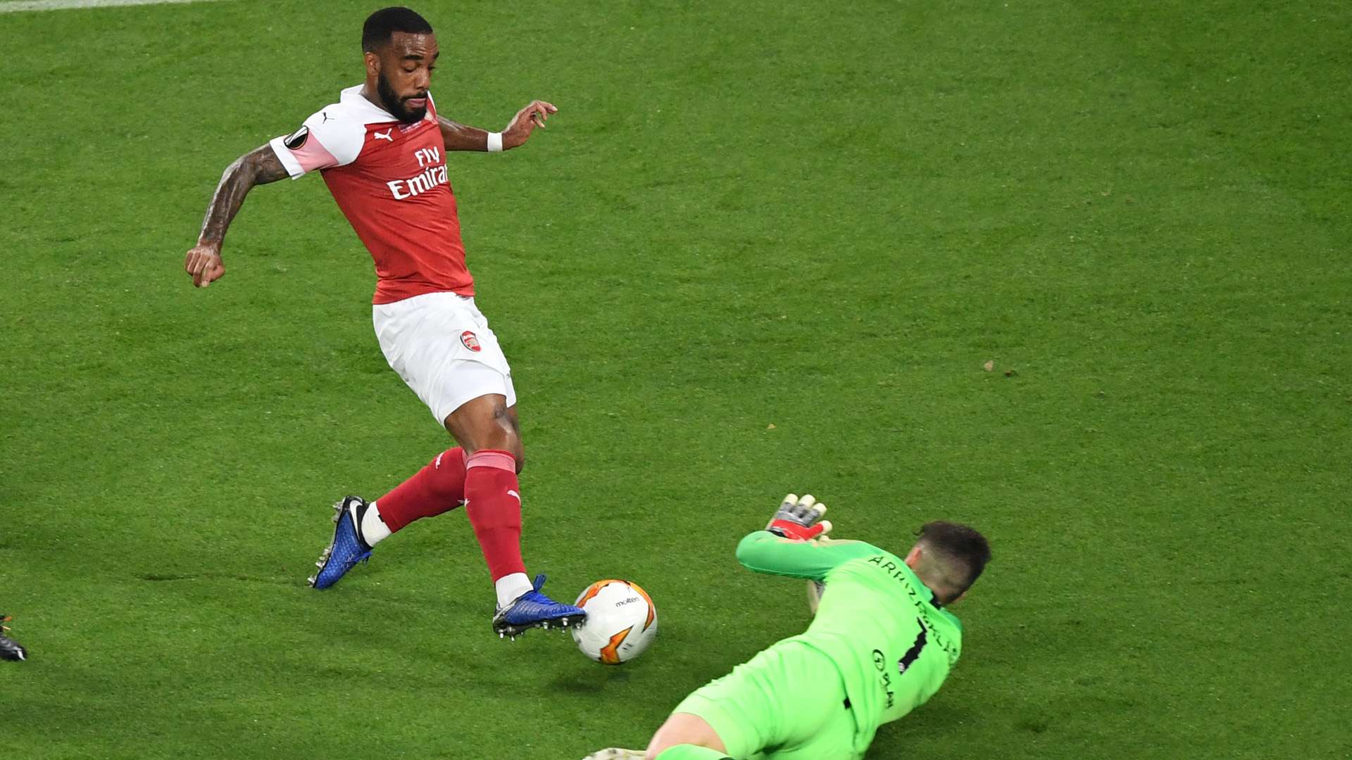 FC Chelsea FC Arsenal Lacazette Kepa 2019