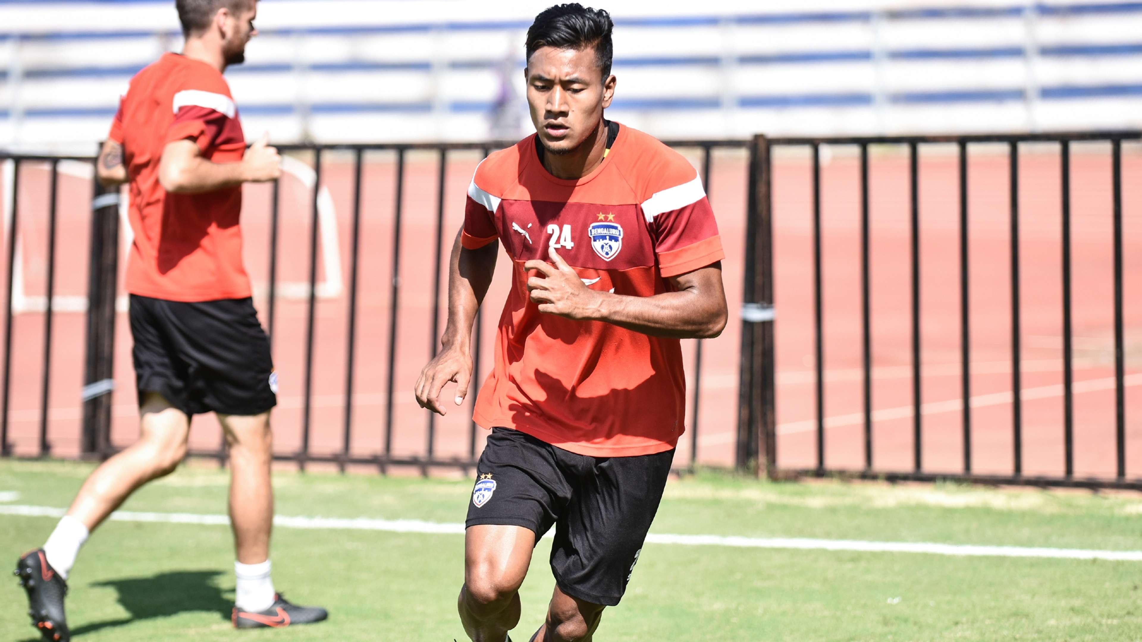 Salam Ranjan Singh Bengaluru FC practice session