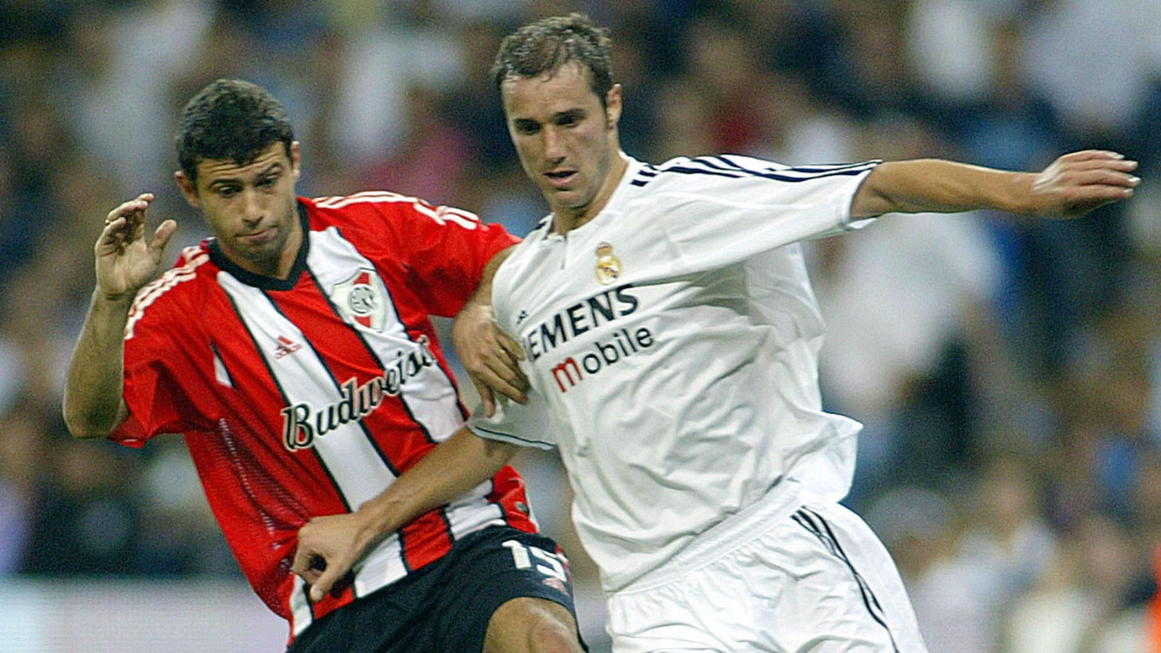 Ivan Helguera Mascherano Real Madrid River Santiago Bernabeu 2003