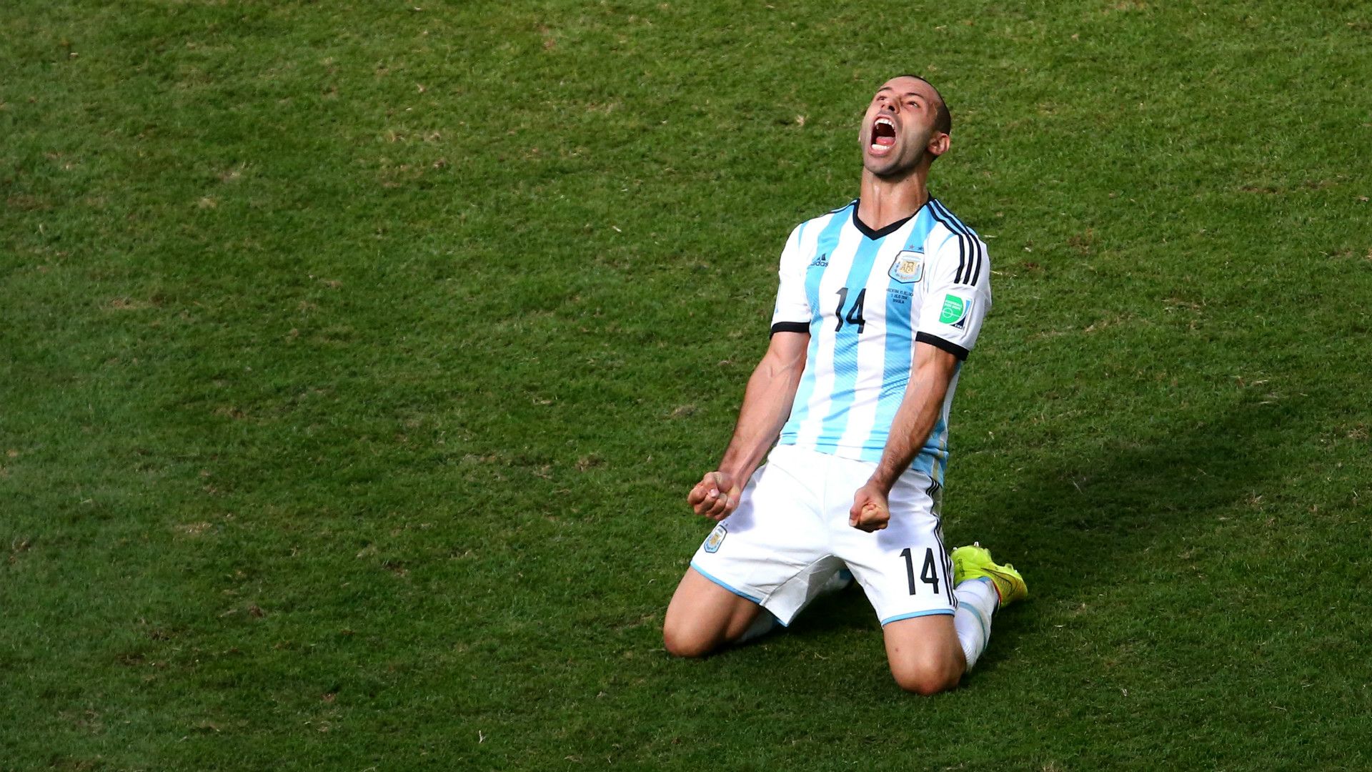 Javier Mascherano Argentina - Belgium  FIFA World Cup 2014