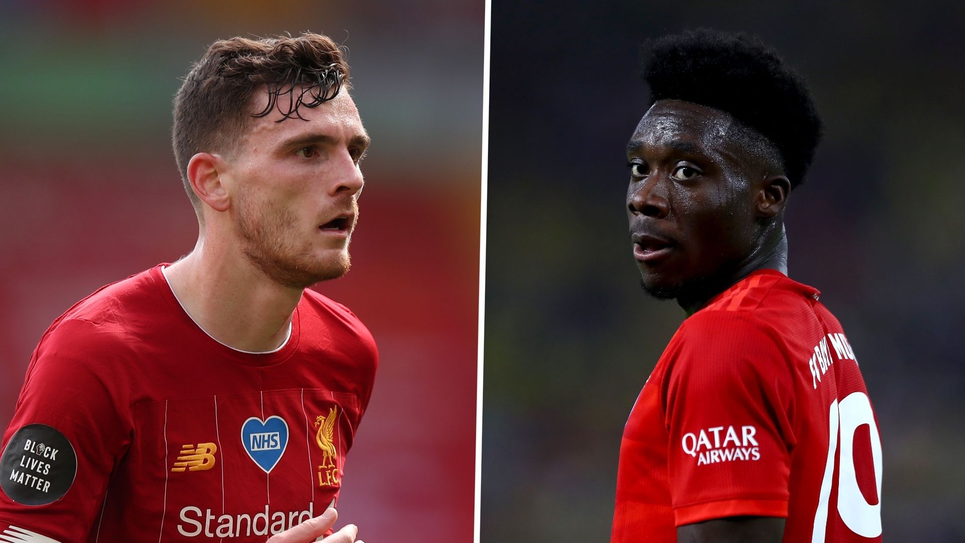 Andy Robertson Alphonso Davies