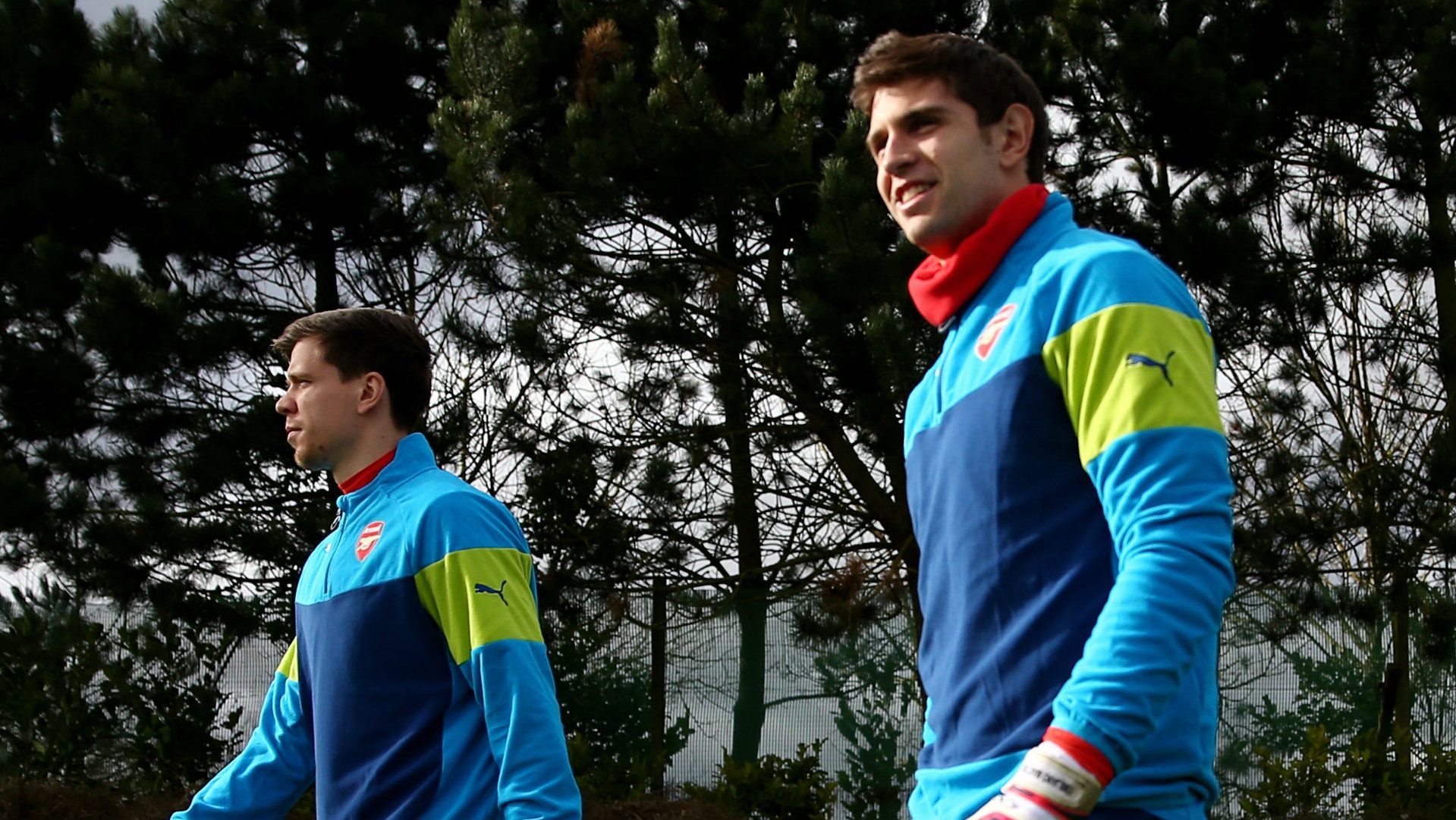 Emiliano Martinez Wojciech Szczesny Arsenal 2015