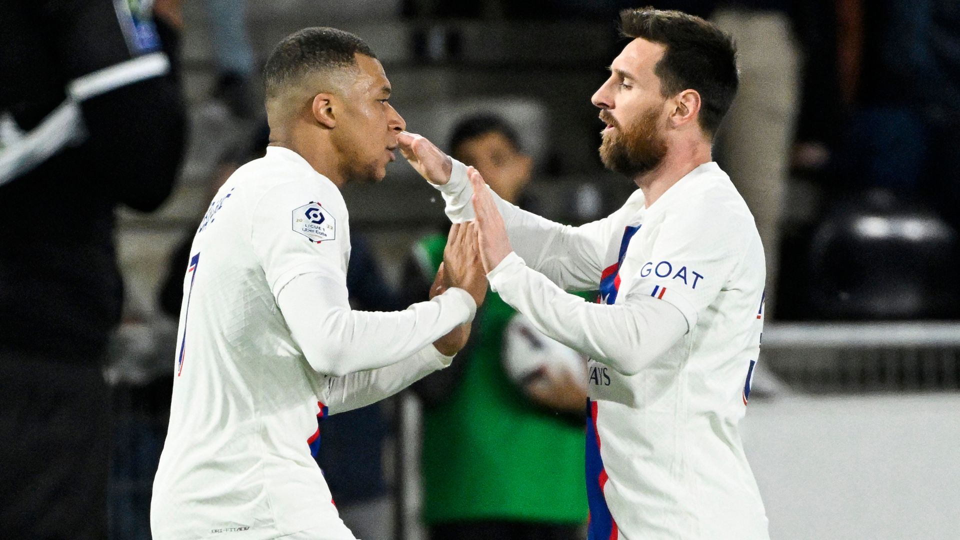 Messi y Mbappé