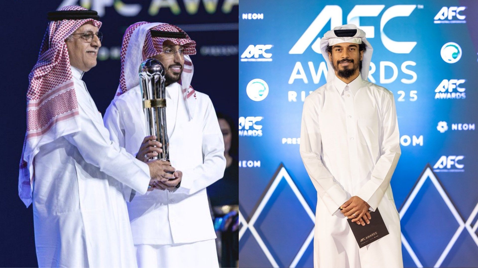 Salem Al dawsari AFC award 2025 Akram Afif