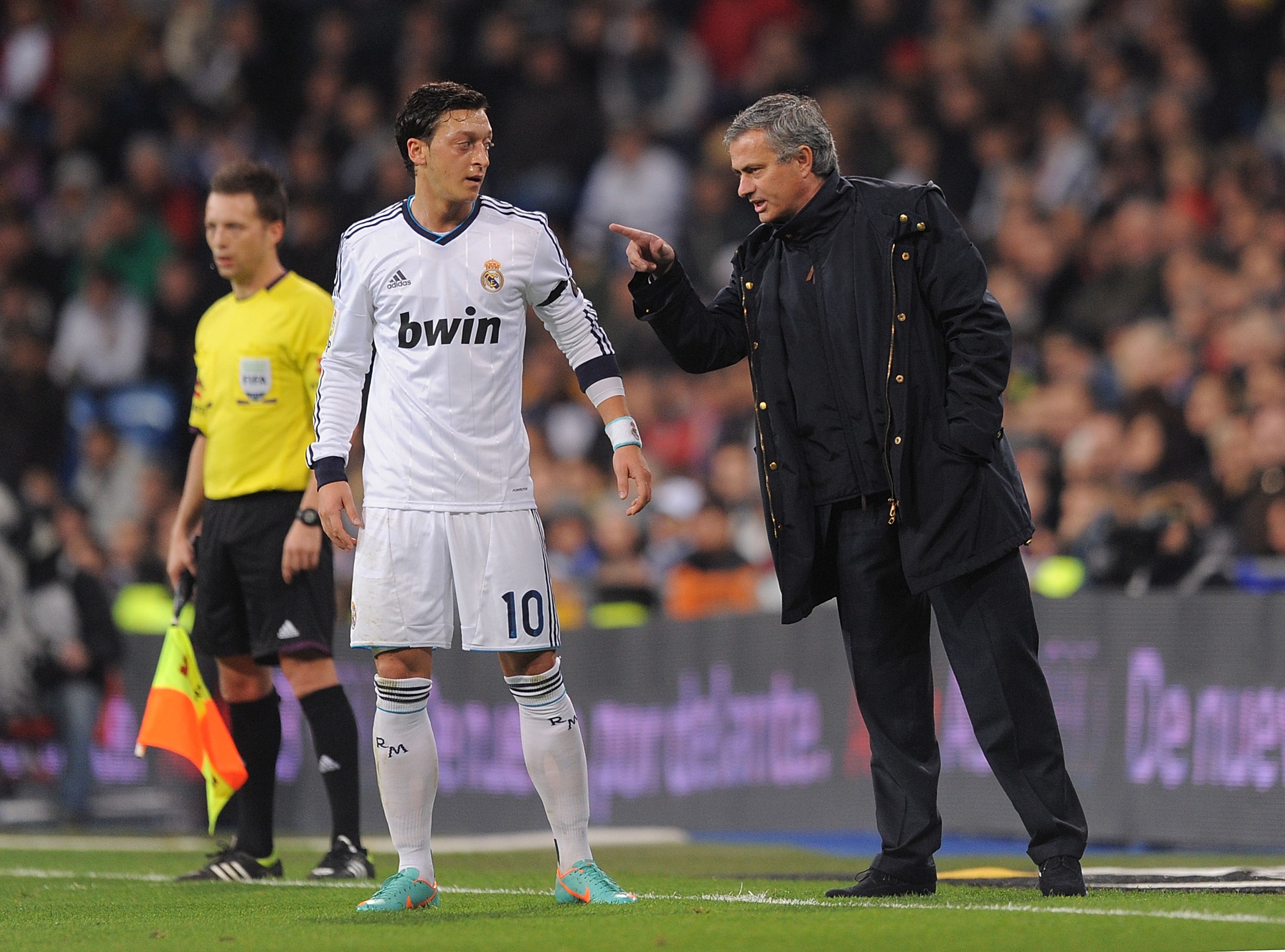 Mesut Ozil & Jose Mourinho