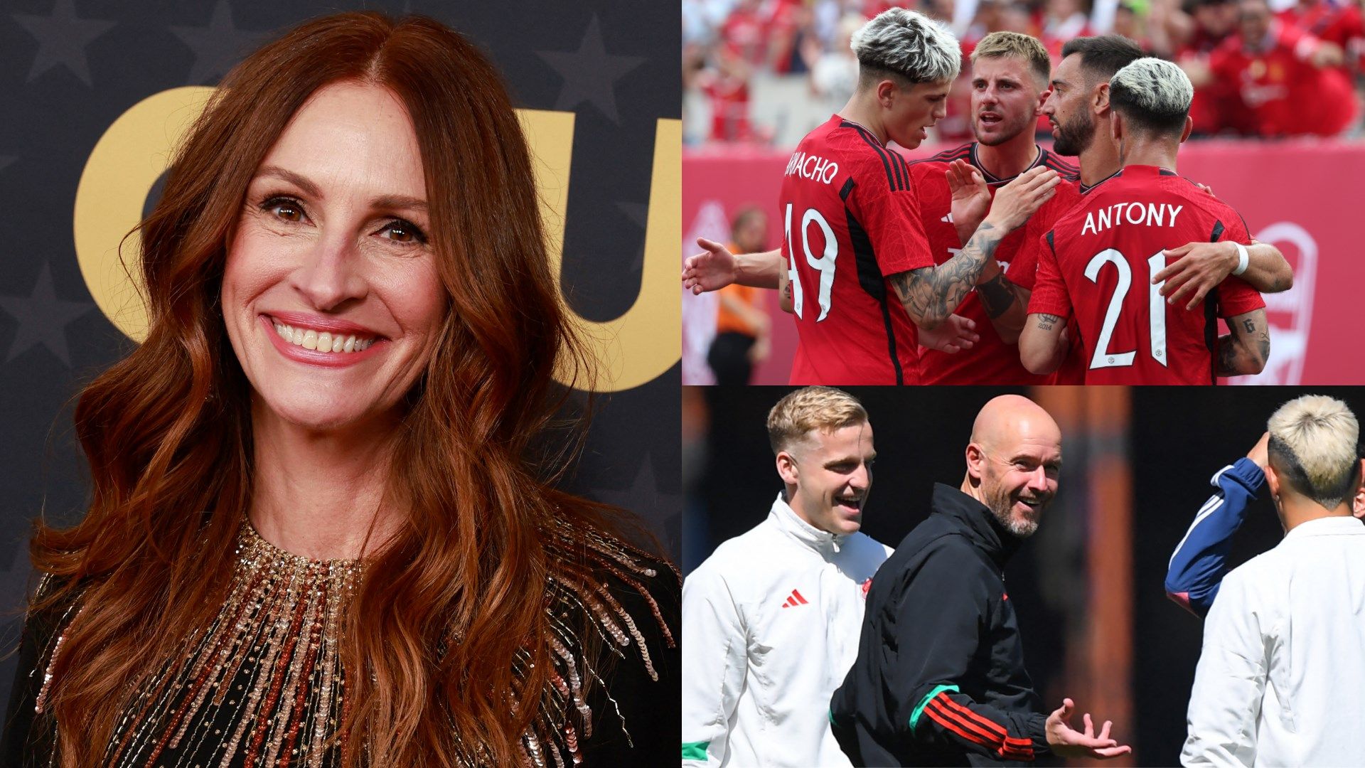 Julia Roberts Man Utd 2023