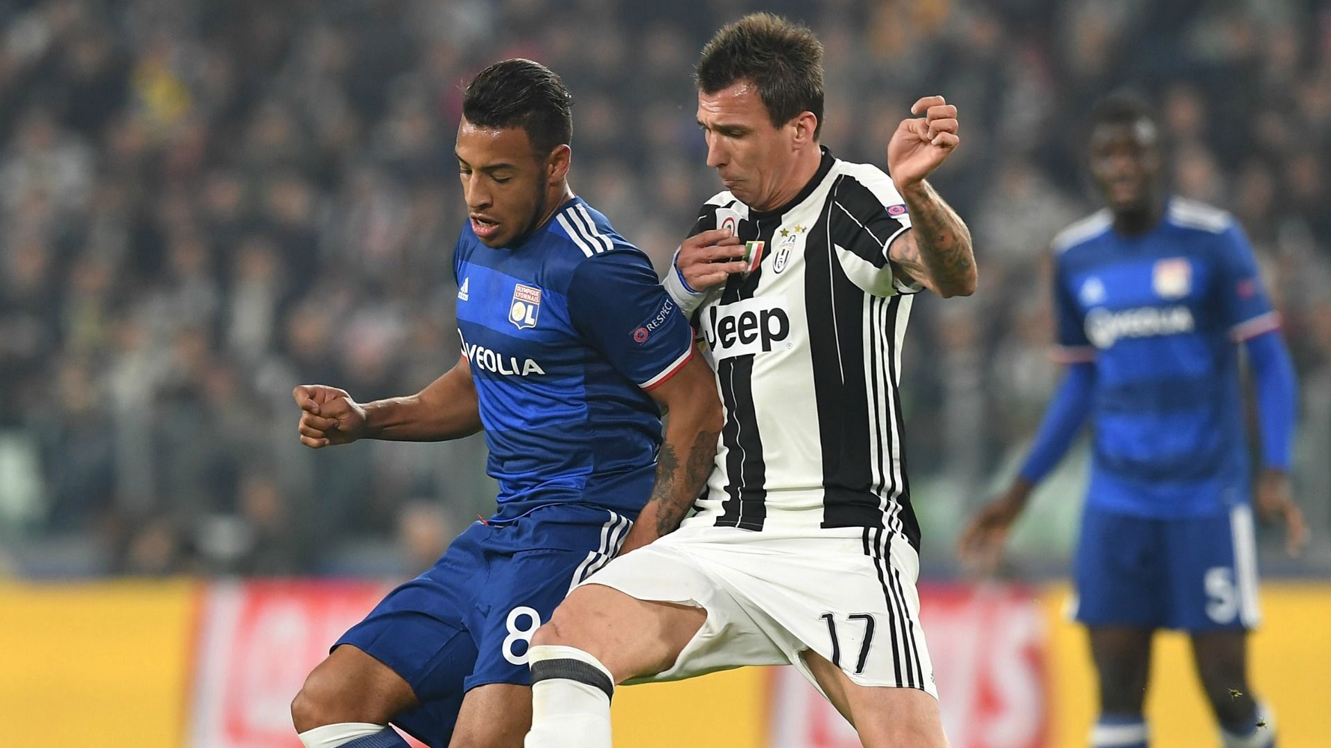 Corentin Tolisso Mario Mandzukic Juventus Lyon