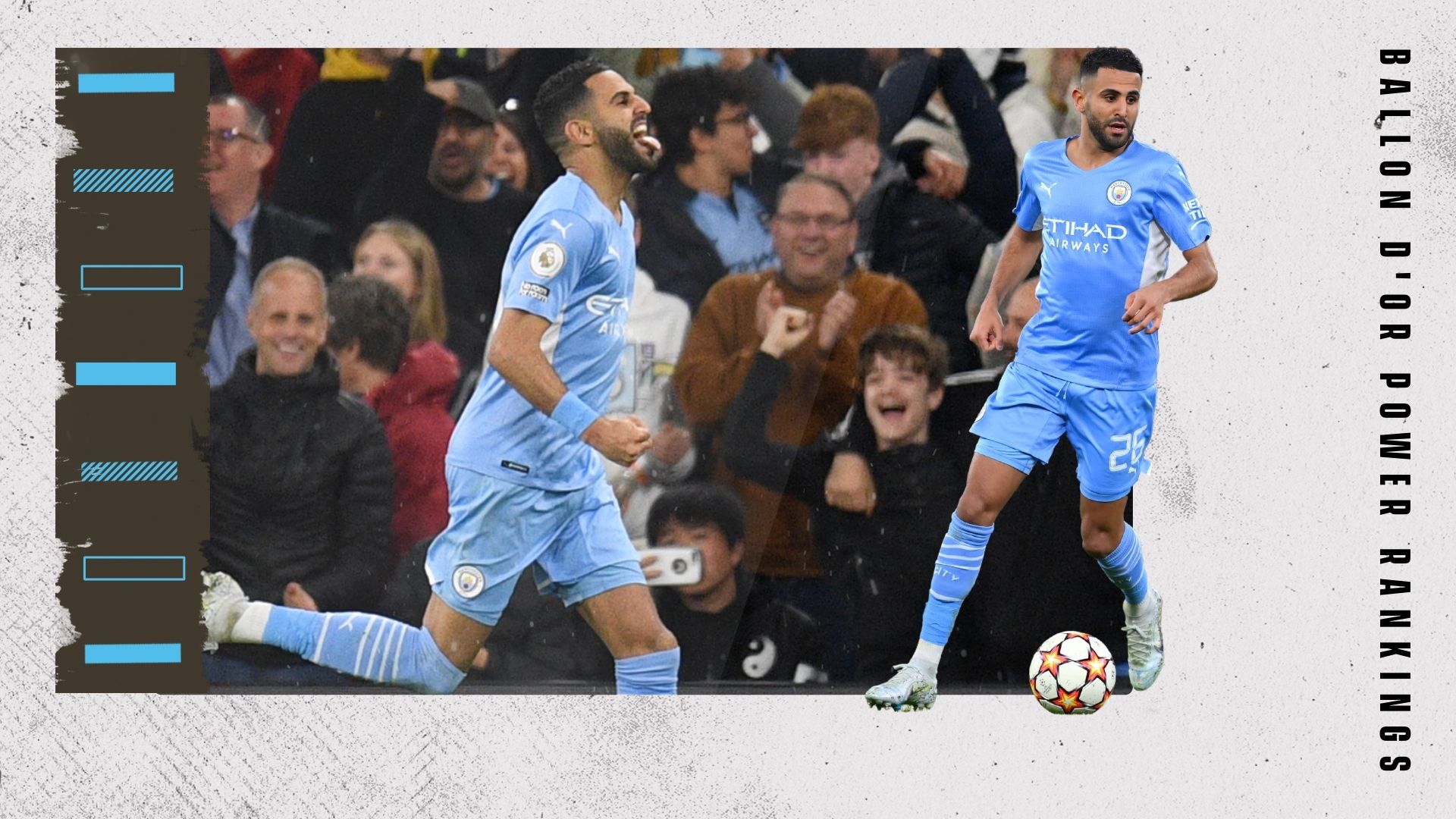 Riyad Mahrez Ballon d'Or Rankings GFX