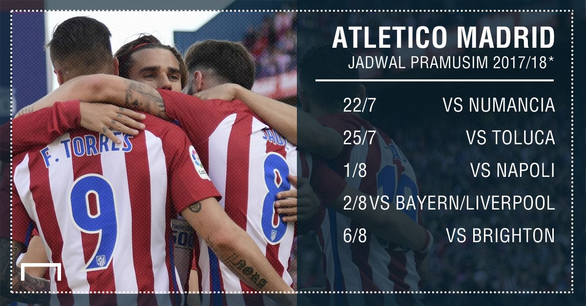 GFXID - Jadwal Pramusim 17/18 Atletico Madrid