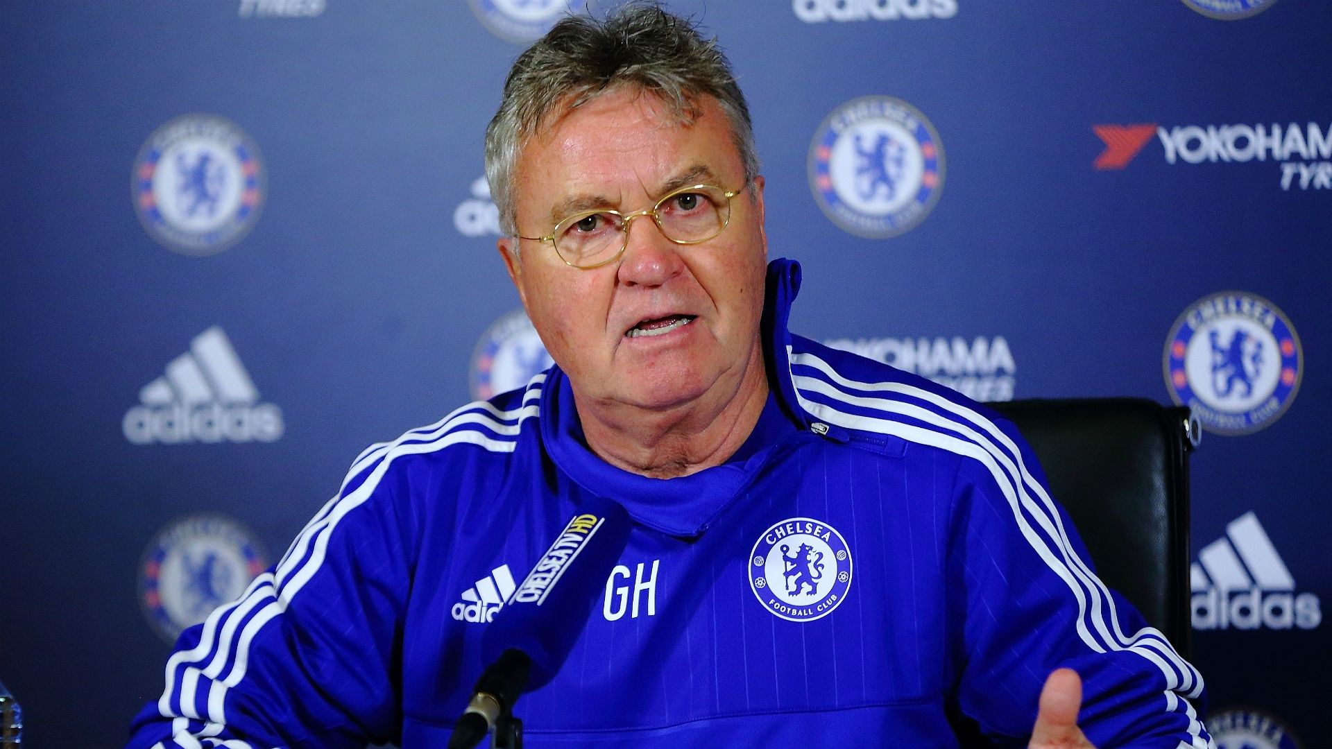 Guus Hiddink Chelsea press conference