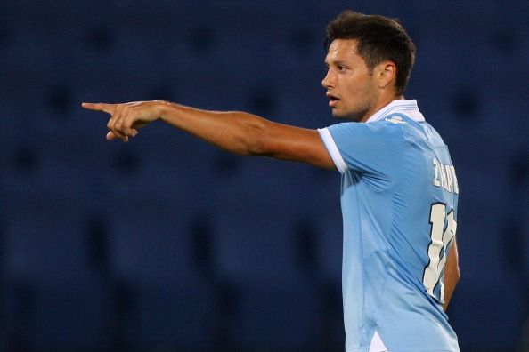 Mauro Zarate Lazio Mura Europa League 08302012