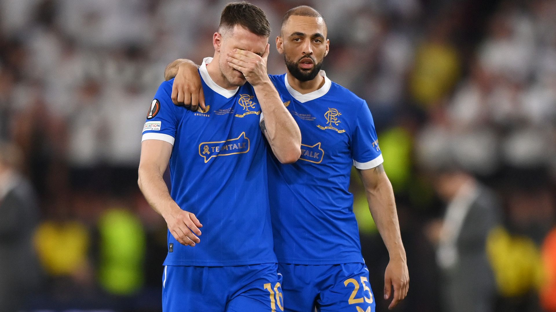 Aaron Ramsey Kemar Roofe Eintracht Rangers Europa League 202122