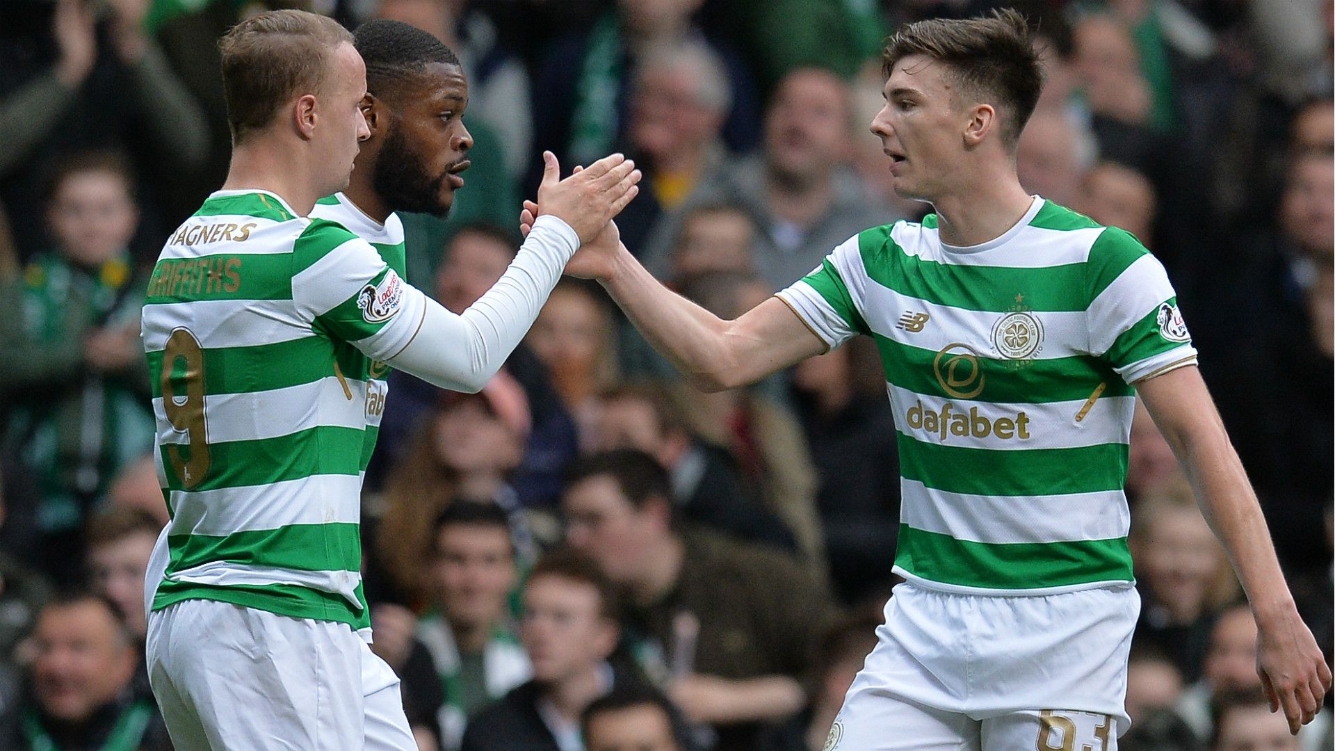 Leigh Griffiths Kieran Tierney Celtic