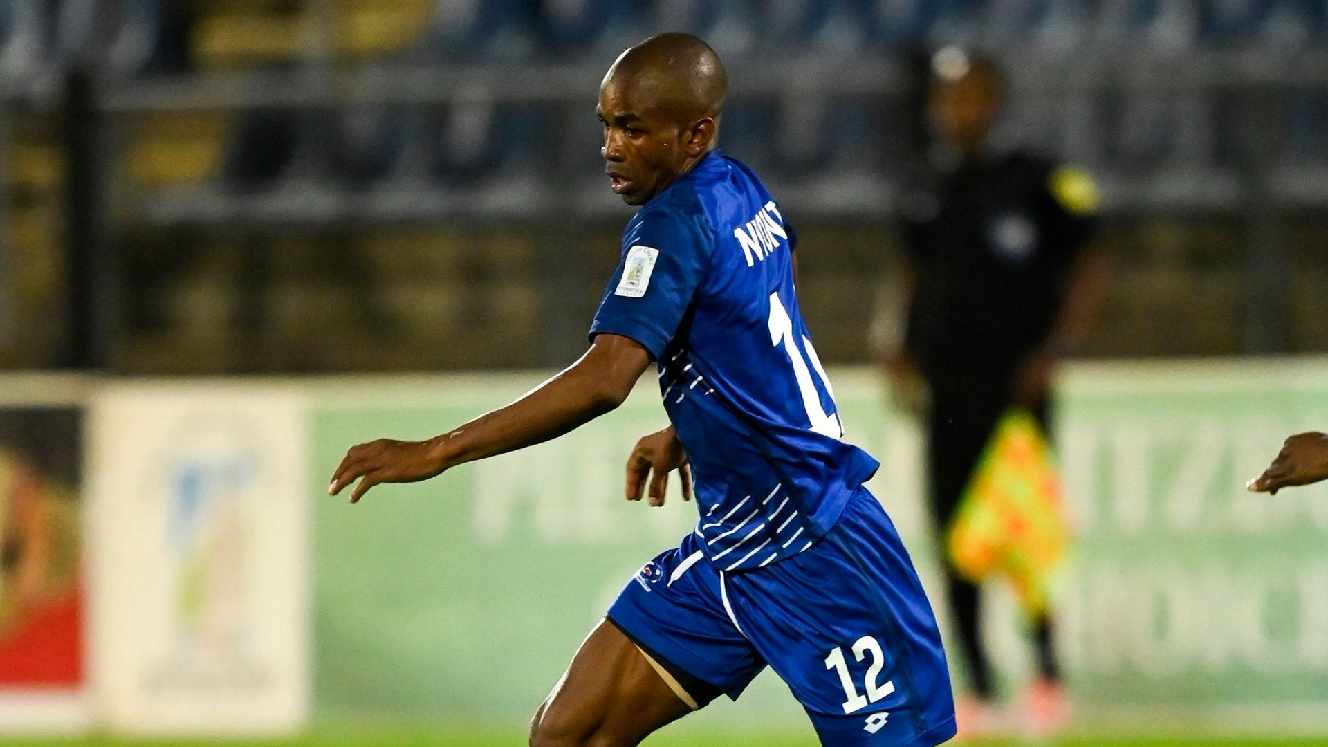Gabriel Nyoni of Maritzburg United during the Absa Premiership 2019/20 game between Maritzburg United and Bloemfontein Celtic at Harry Gwala Stadium on 08 November 2019