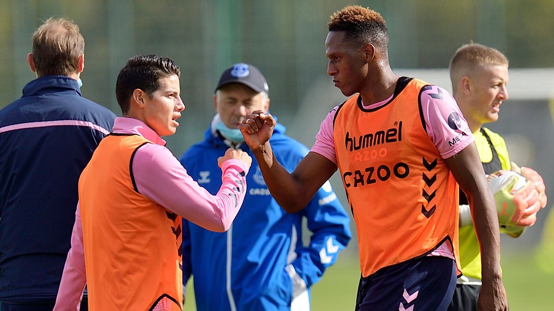 James Rodríguez Yerry Mina Everton 2020