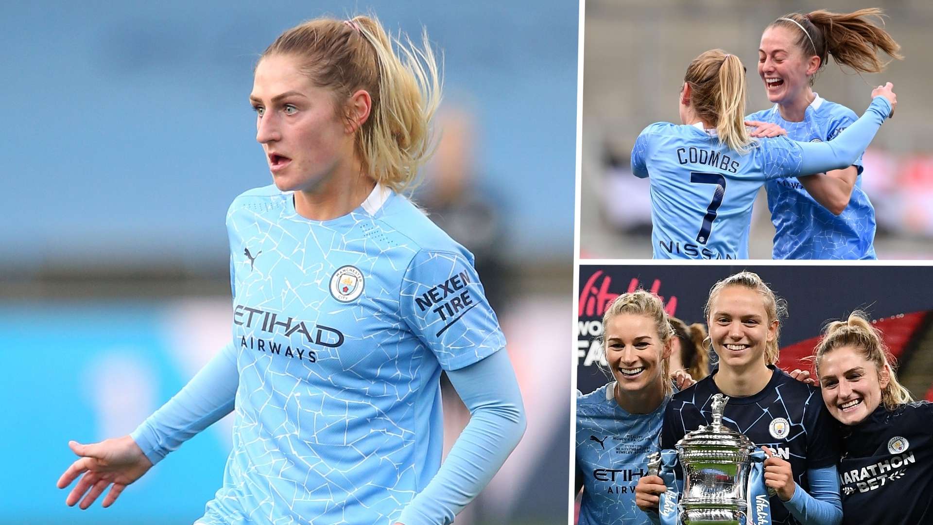 Laura Coombs Manchester City Women 2020 composite