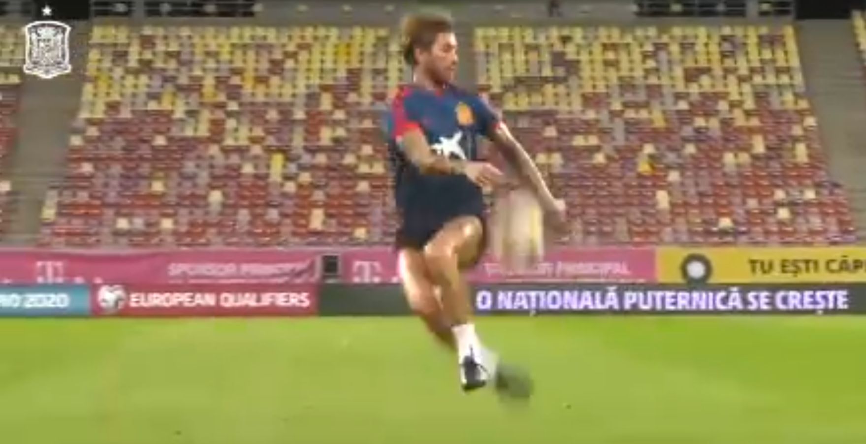 Sergio Ramos Spain training 2019