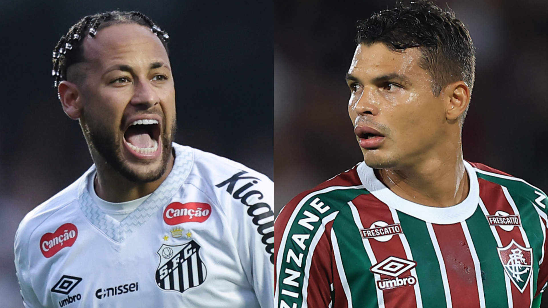 VIDEO: Neymar tries to get Thiago Silva to accept on-pitch bet in tense exchange with ex-Brazil team-mate during Santos' Serie A clash with Fluminense | Goal.com UK