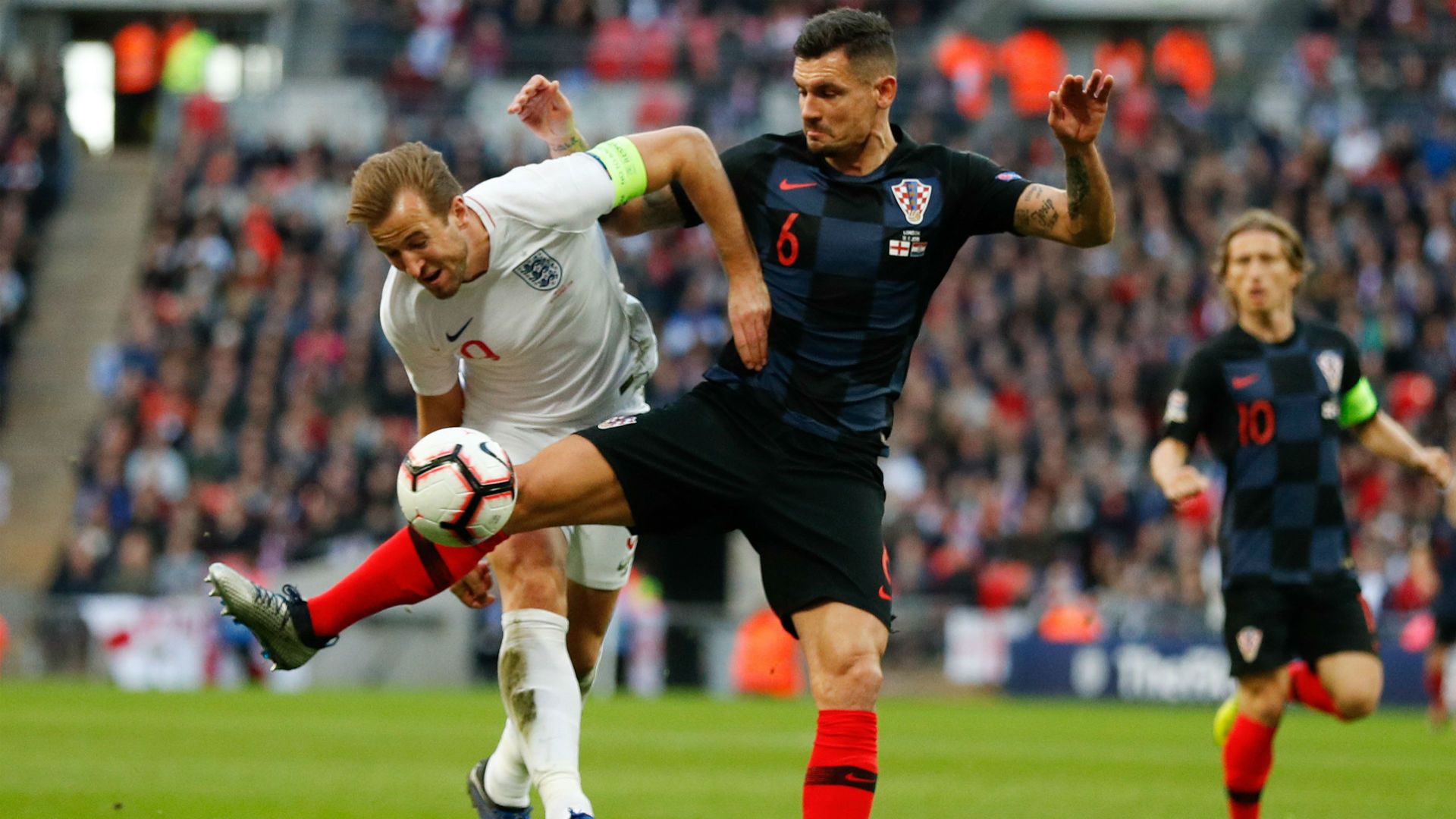 england croatia - dejan lovren harry kane - uefa nations league - 18112018