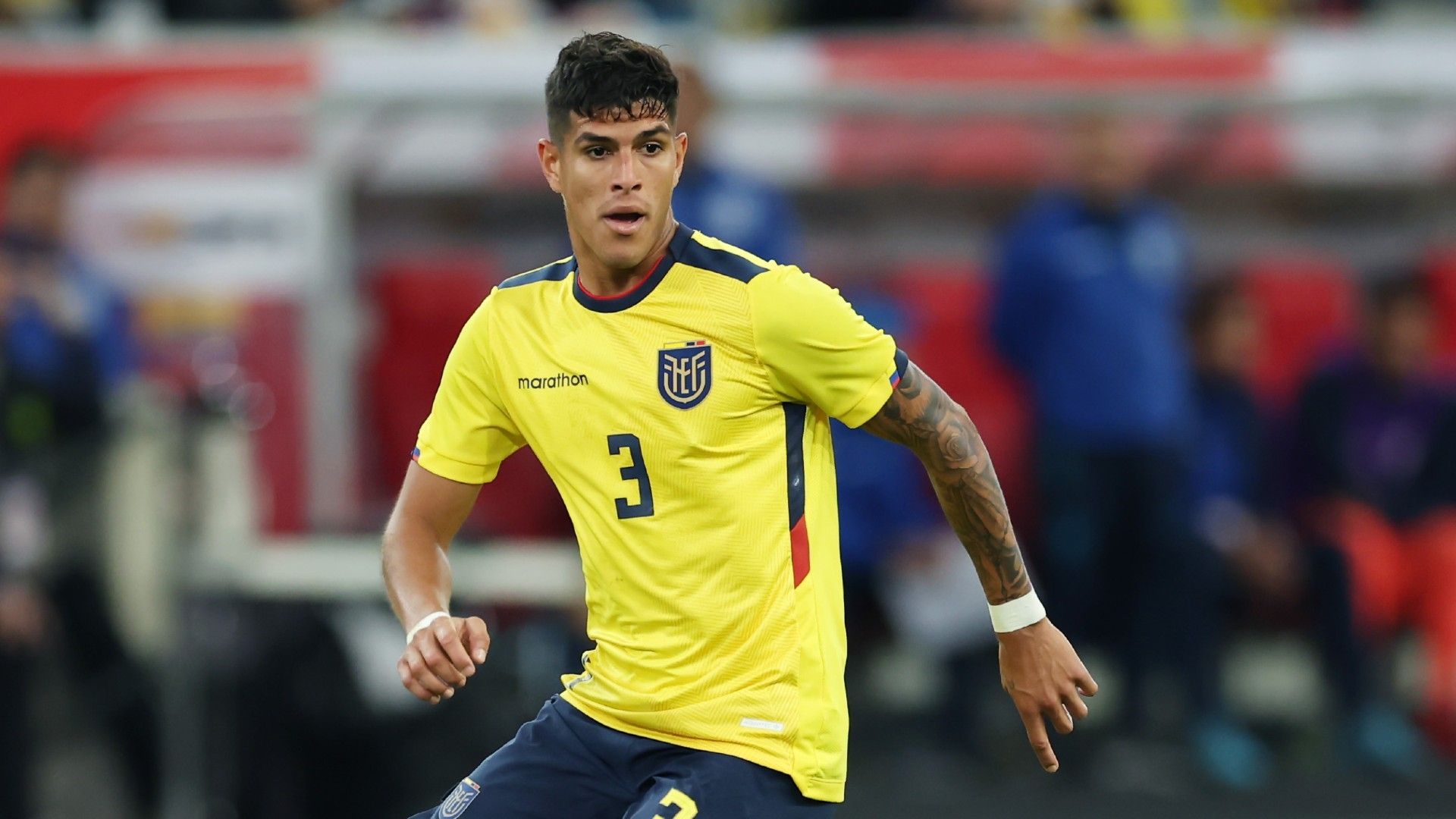 Piero Hincapie of Ecuador 