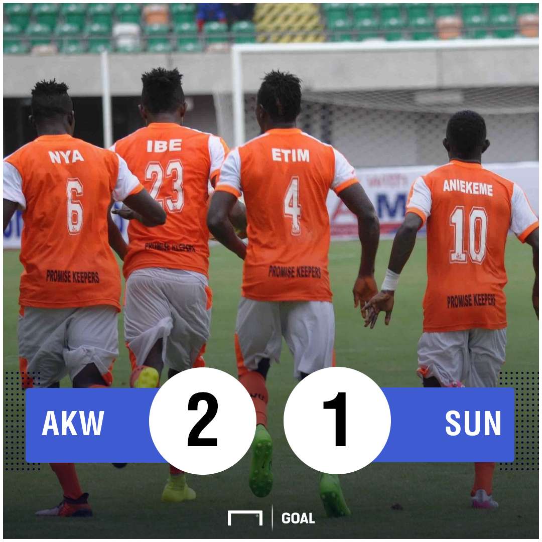 Akwa United Sunshine Stars Scoreline PS