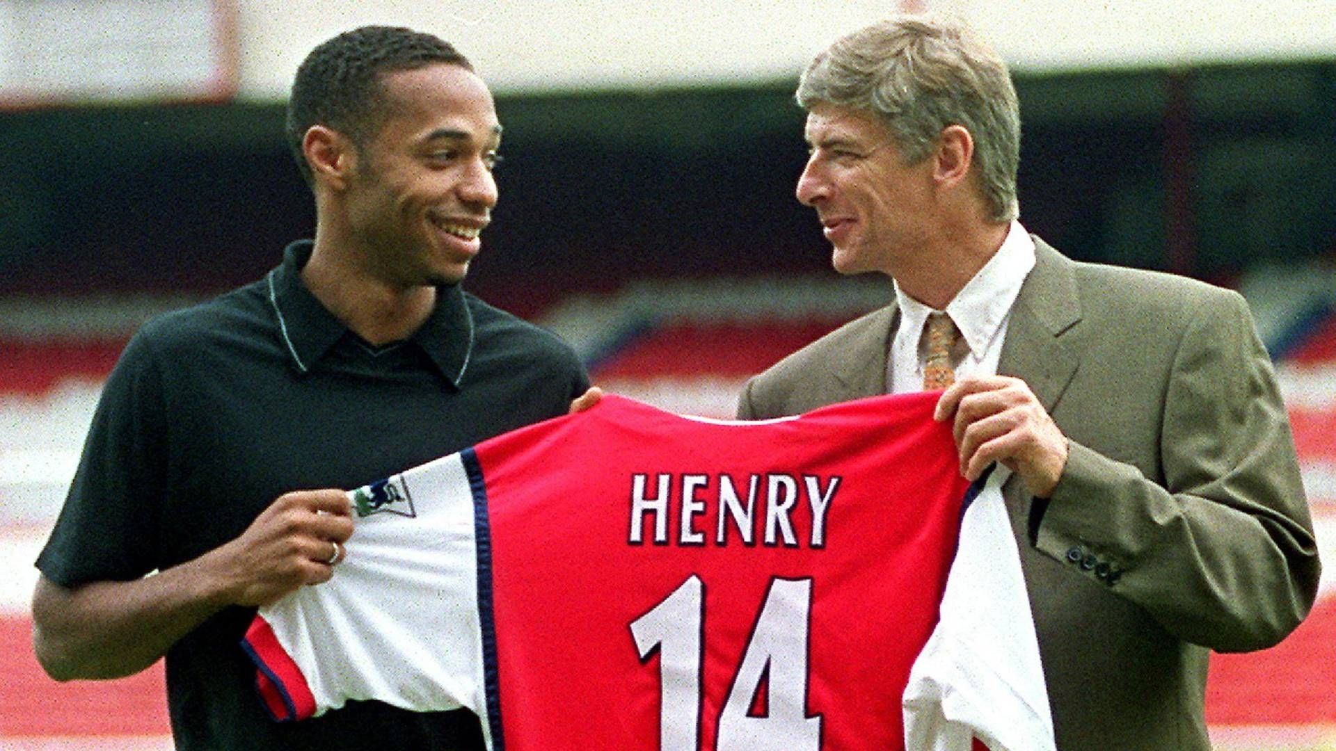 Thierry Henry Arsene Wenger Arsenal