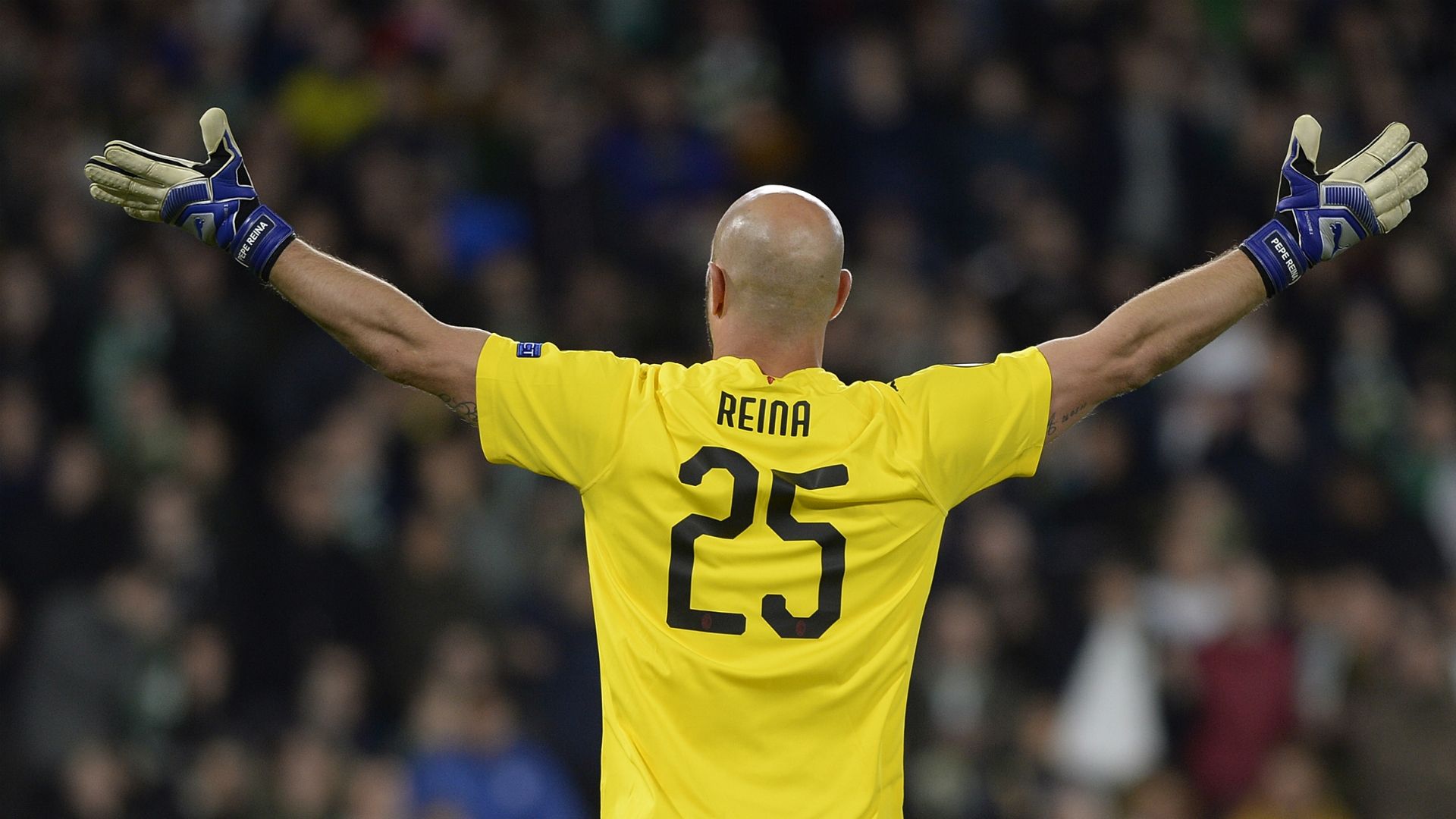 Pepe Reina Milan Europa League