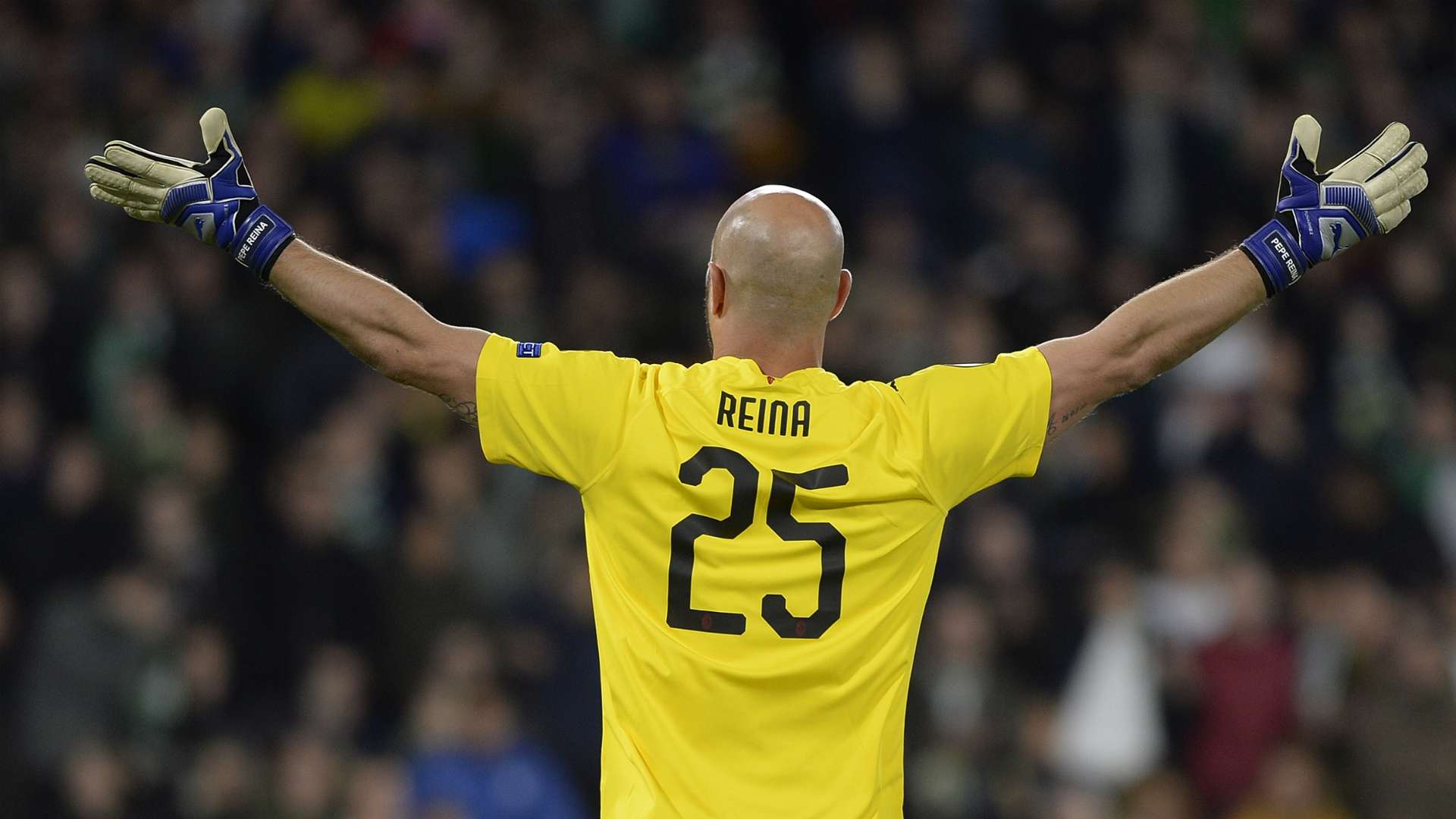 Pepe Reina Milan Europa League
