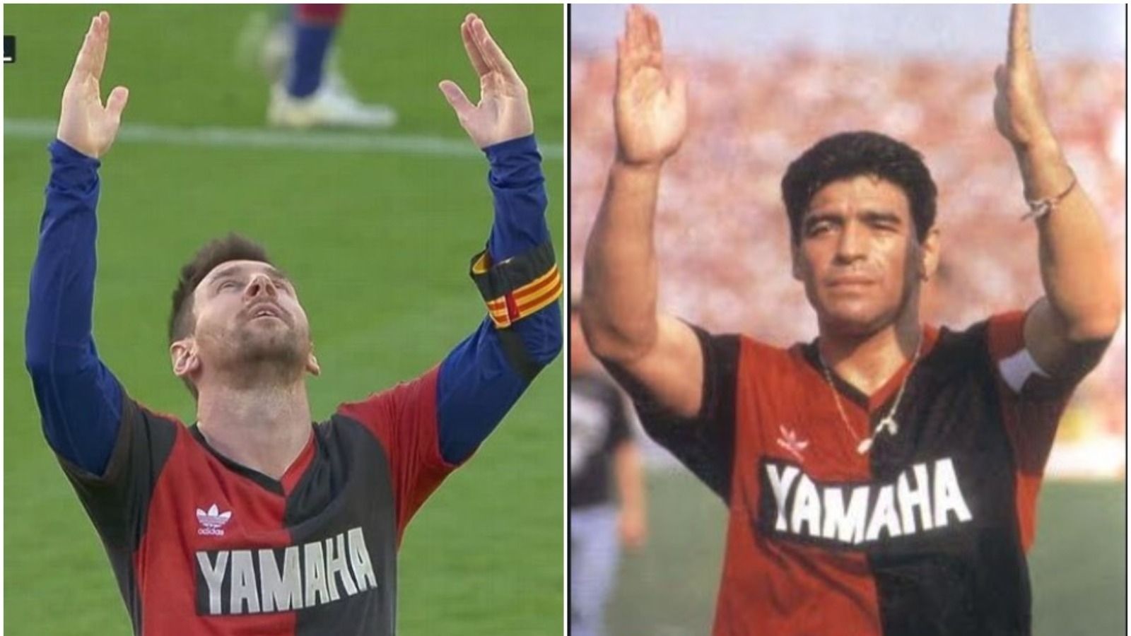 messi maradona newell's