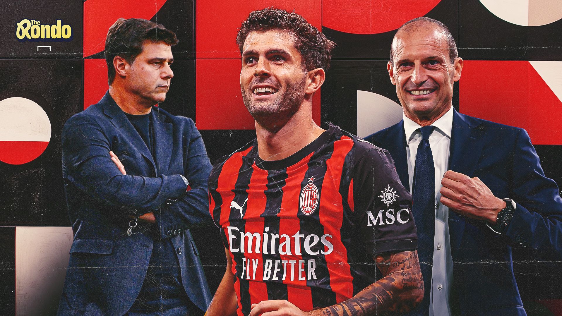 Christian Pulisic, Max Allegri, Mauricio Pochettino