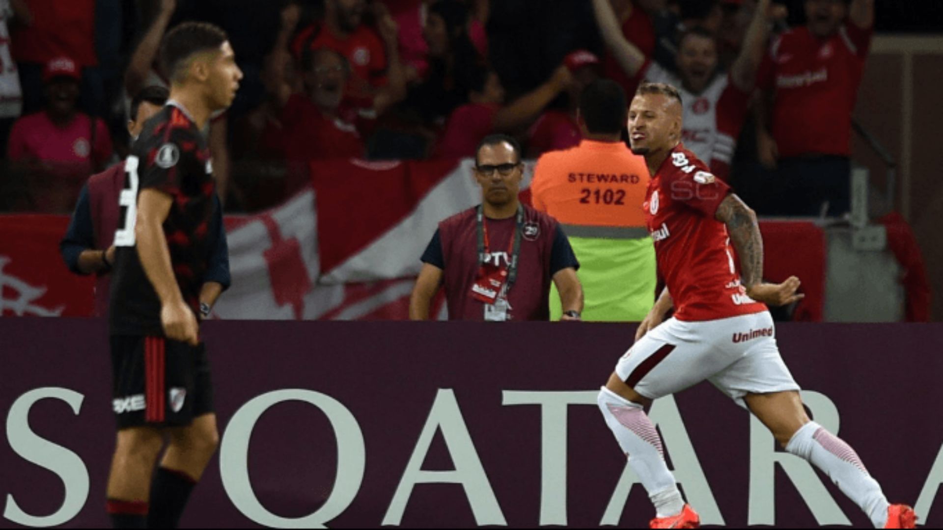 CAPTURA festejo Inter River Copa Libertadores 03042019