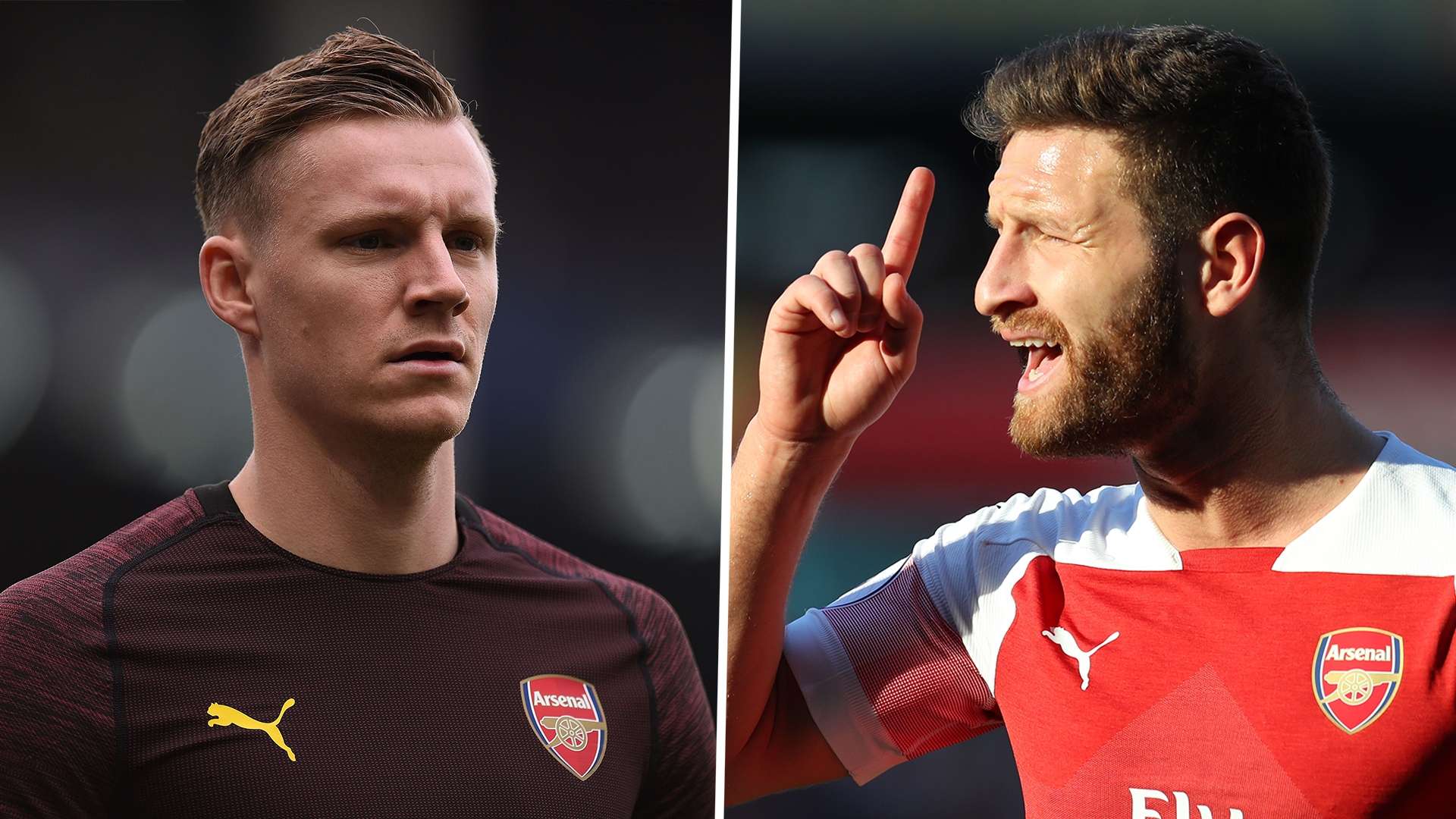 Bernd Leno Shkodran Mustafi Arsenal