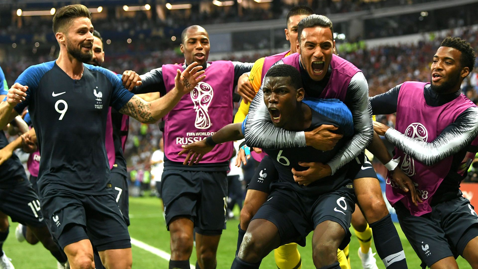 france croatia - paul pogba - world cup final - 15072018