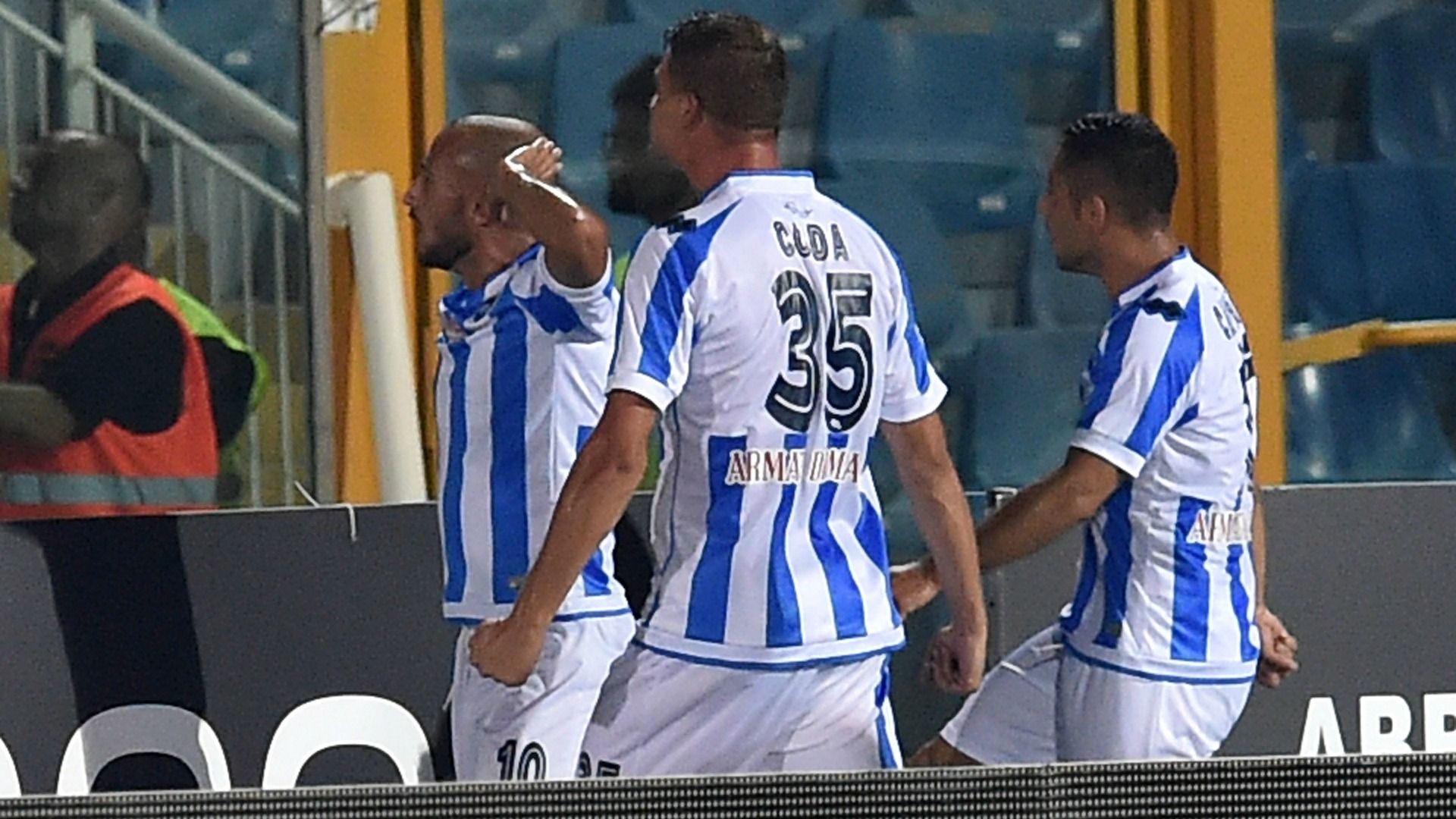 Pescara celebrating