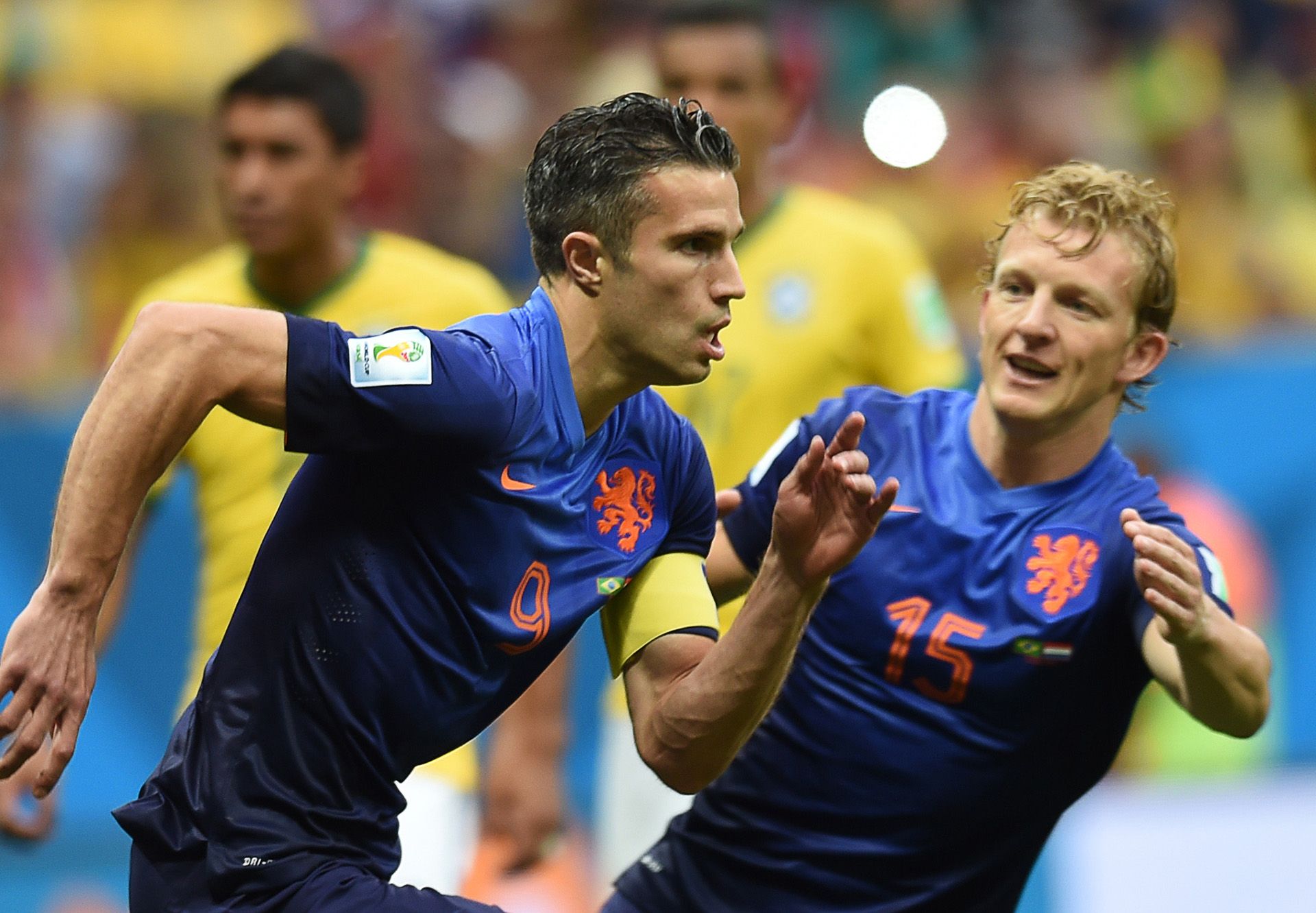 Robin Van Persie Brazil Netherlands 2014 World Cup third-place playoff 07122014