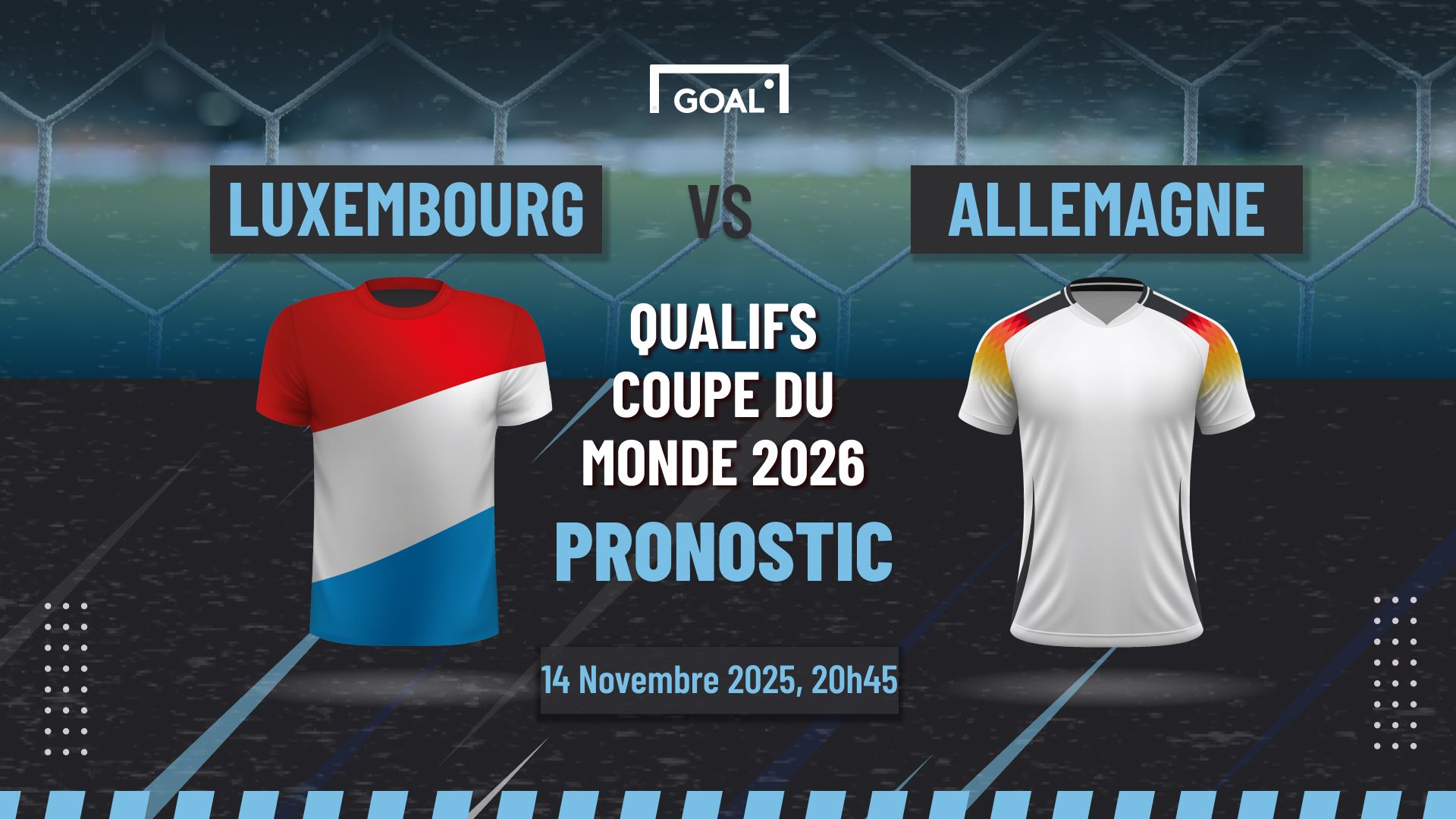 Pronostic Luxembourg vs Allemagne