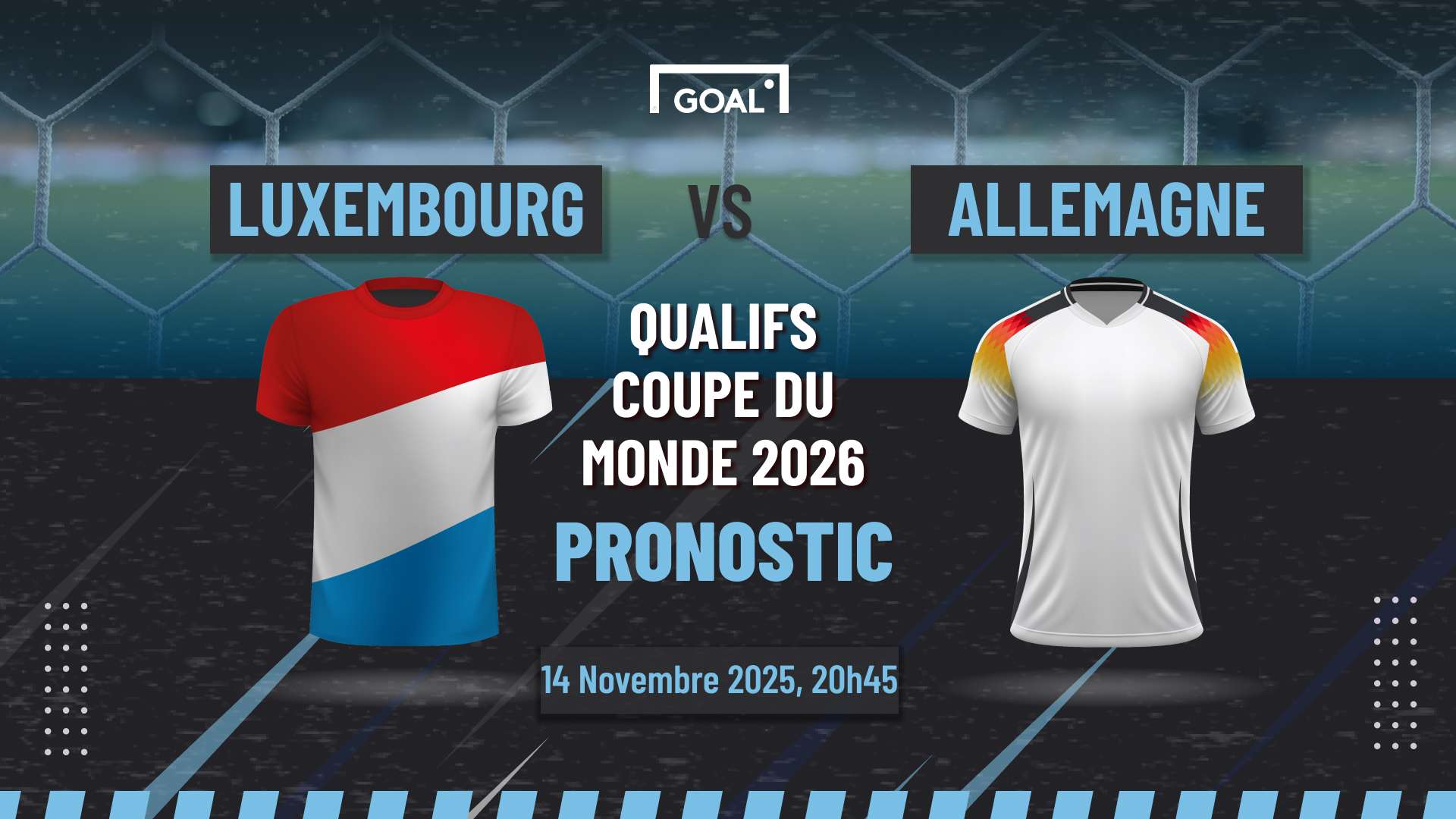 Pronostic Luxembourg vs Allemagne