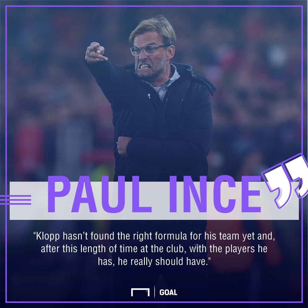 Paul Ince Jurgen Klopp Liverpool should have found formula