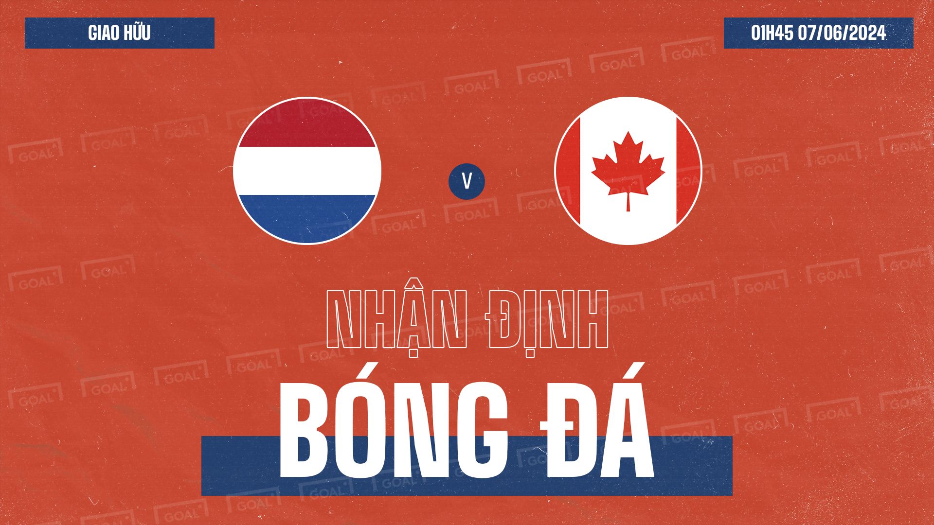 Netherlands vs Canada Friendly Match 2024 GFX